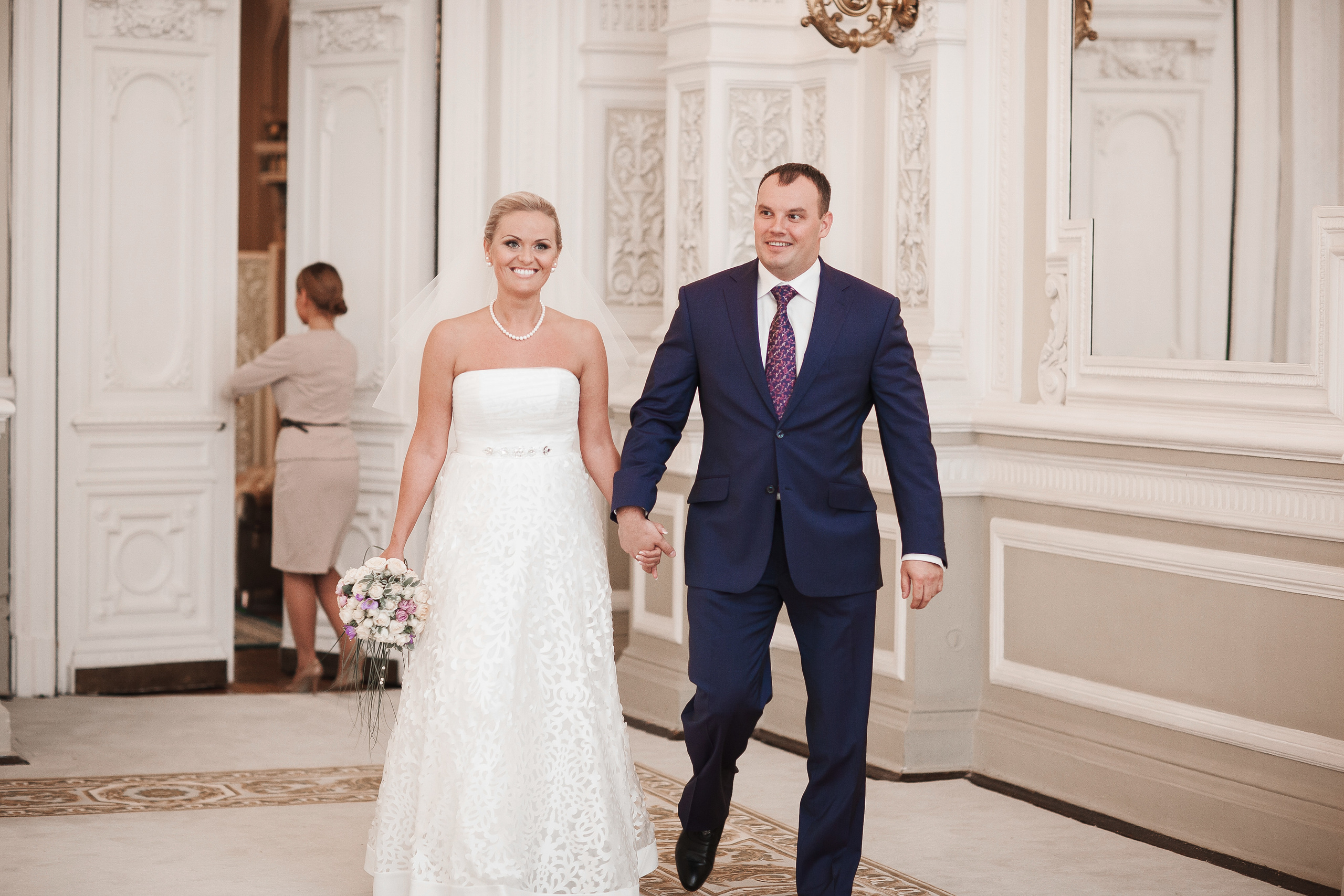 Свадьба Алены и Андрея в 1 дворце на Английской набережной. Фотограф в Санкт-Петербурге Елизавета Сорокина