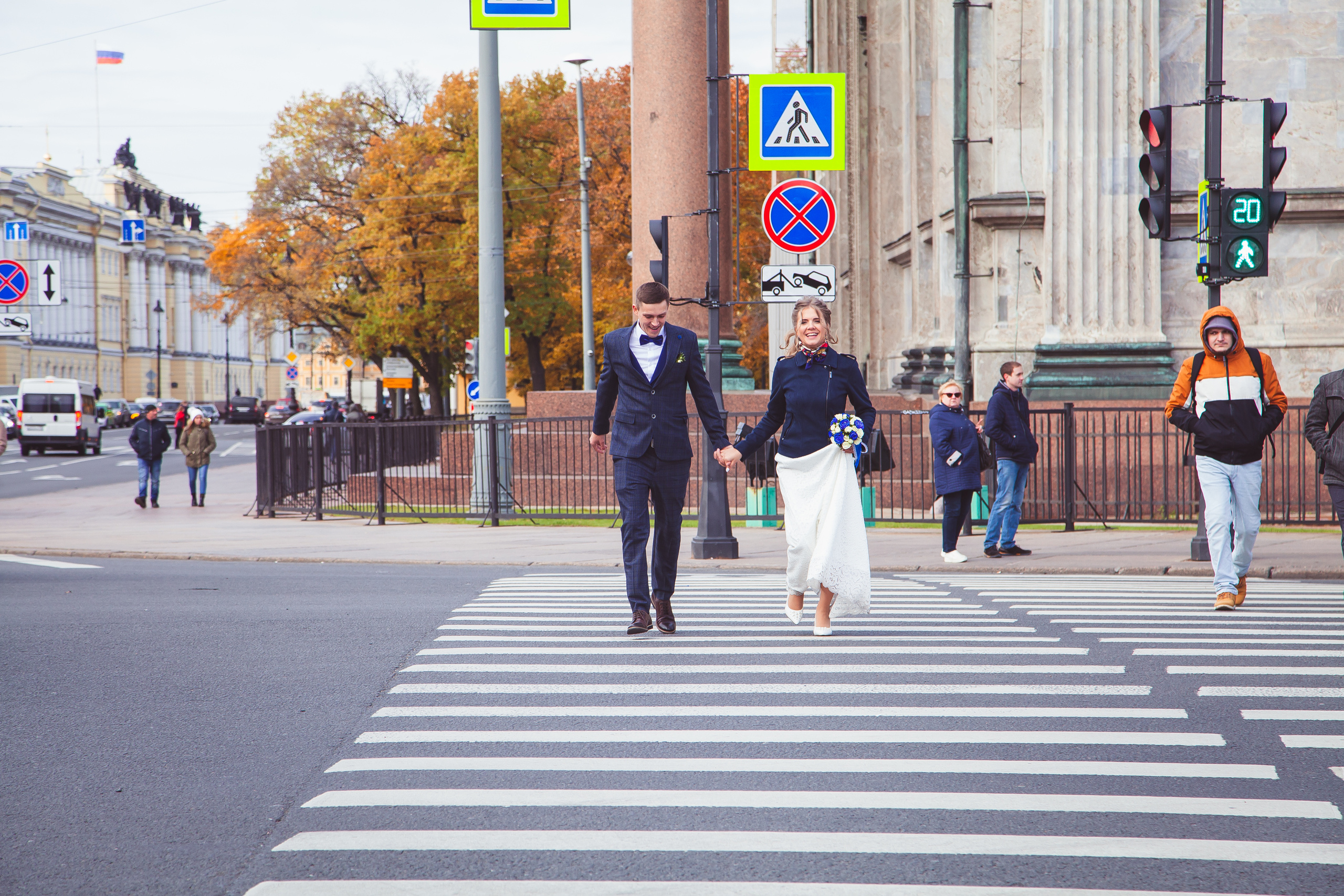 Осенняя свадьба. Фотограф в Санкт-Петербурге Елизавета Сорокина