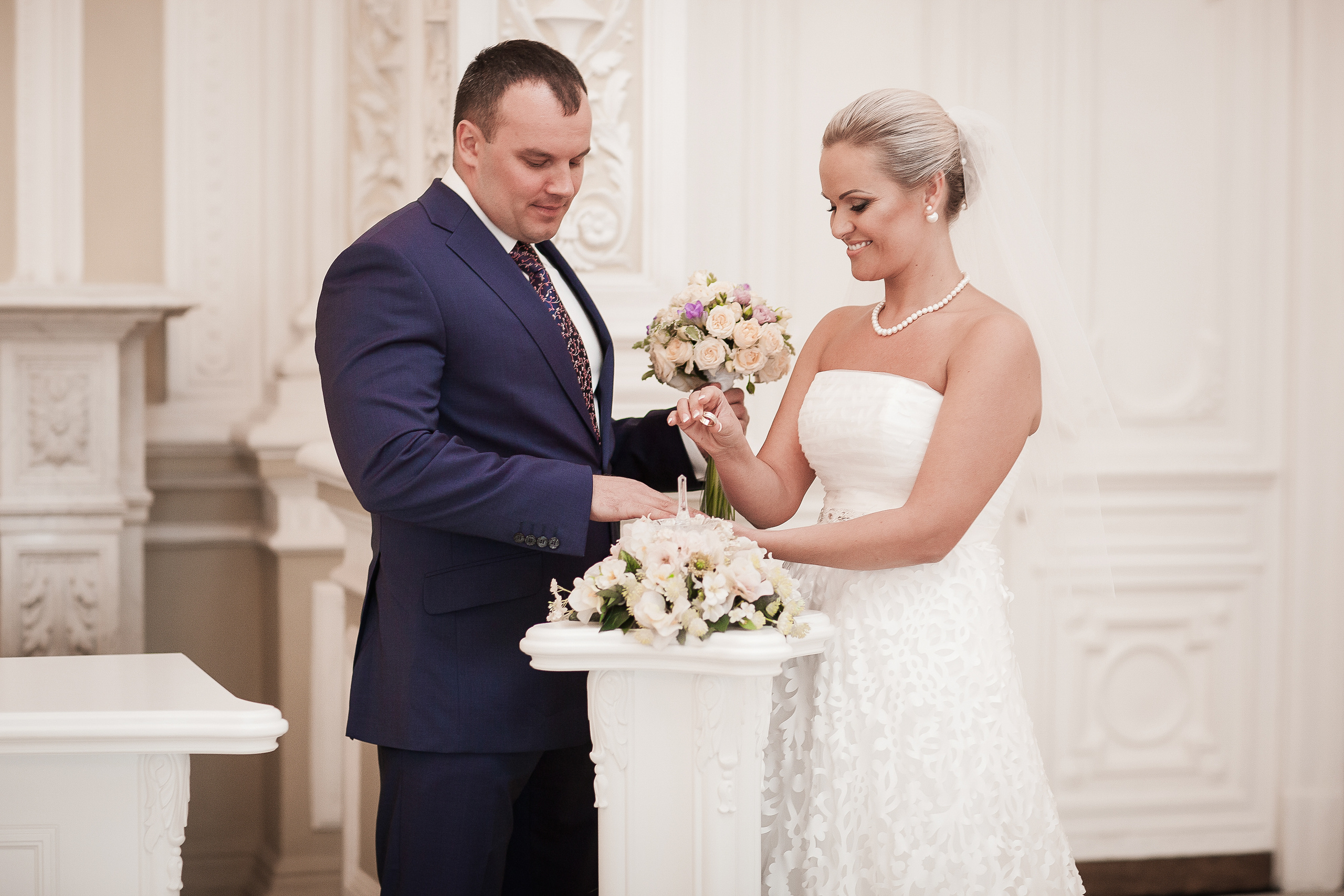 Свадьба Алены и Андрея в 1 дворце на Английской набережной. Фотограф в Санкт-Петербурге Елизавета Сорокина