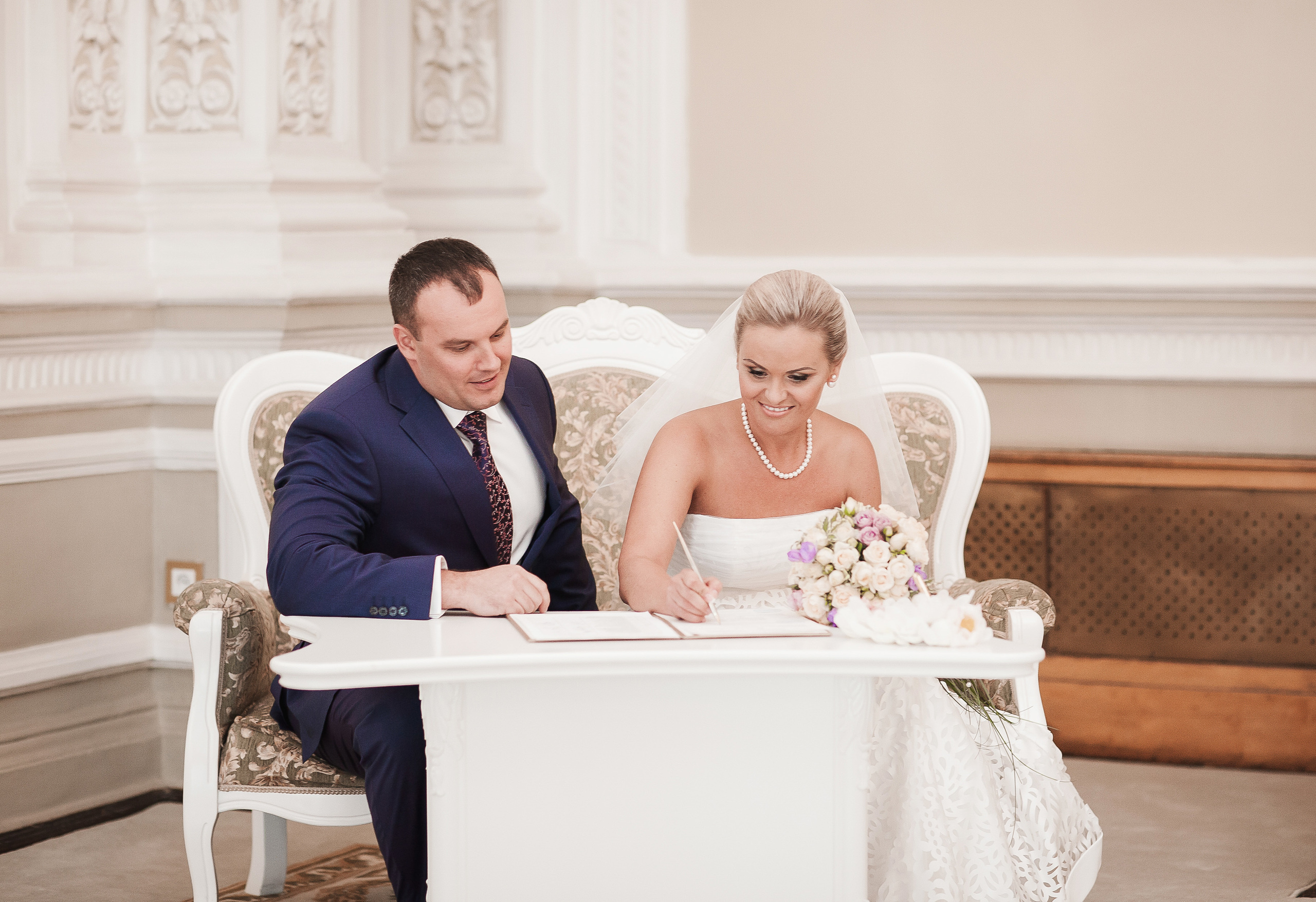 Свадьба Алены и Андрея в 1 дворце на Английской набережной. Фотограф в Санкт-Петербурге Елизавета Сорокина