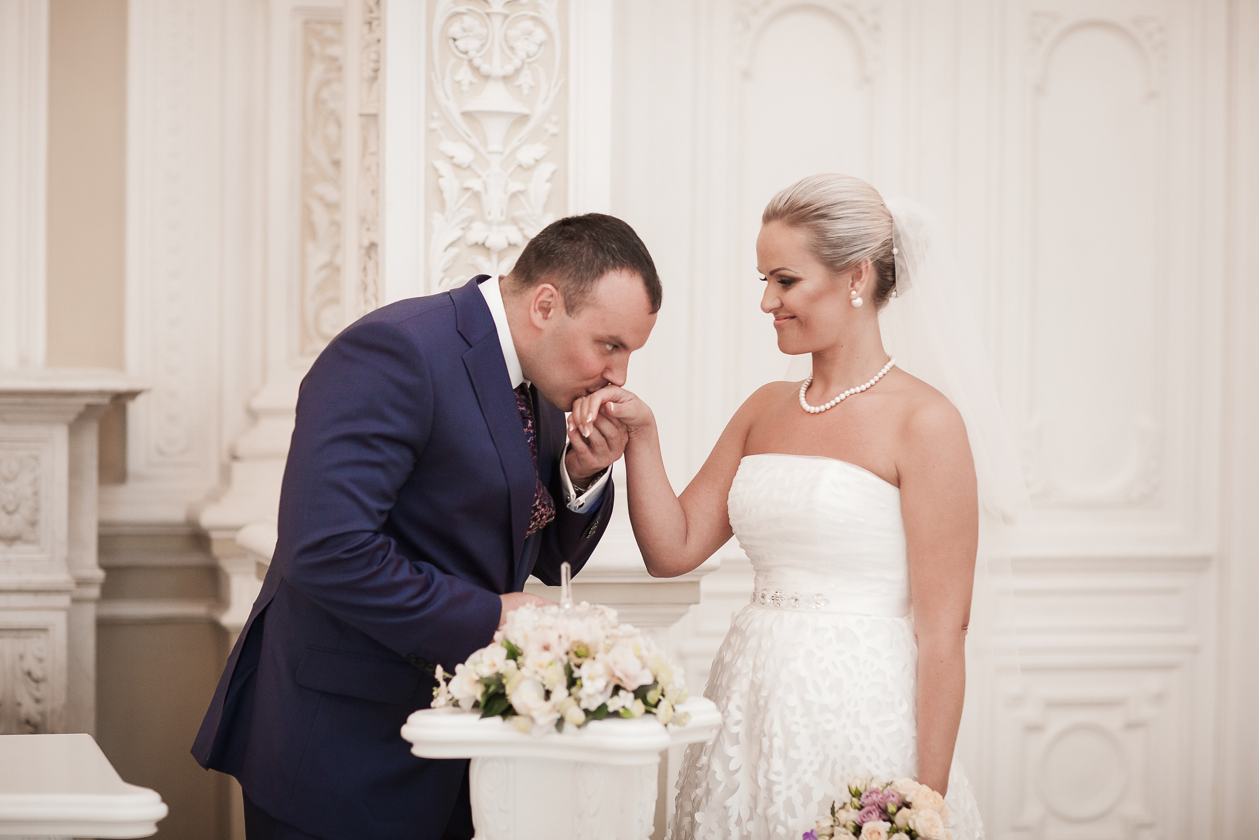 Свадьба Алены и Андрея в 1 дворце на Английской набережной. Фотограф в Санкт-Петербурге Елизавета Сорокина