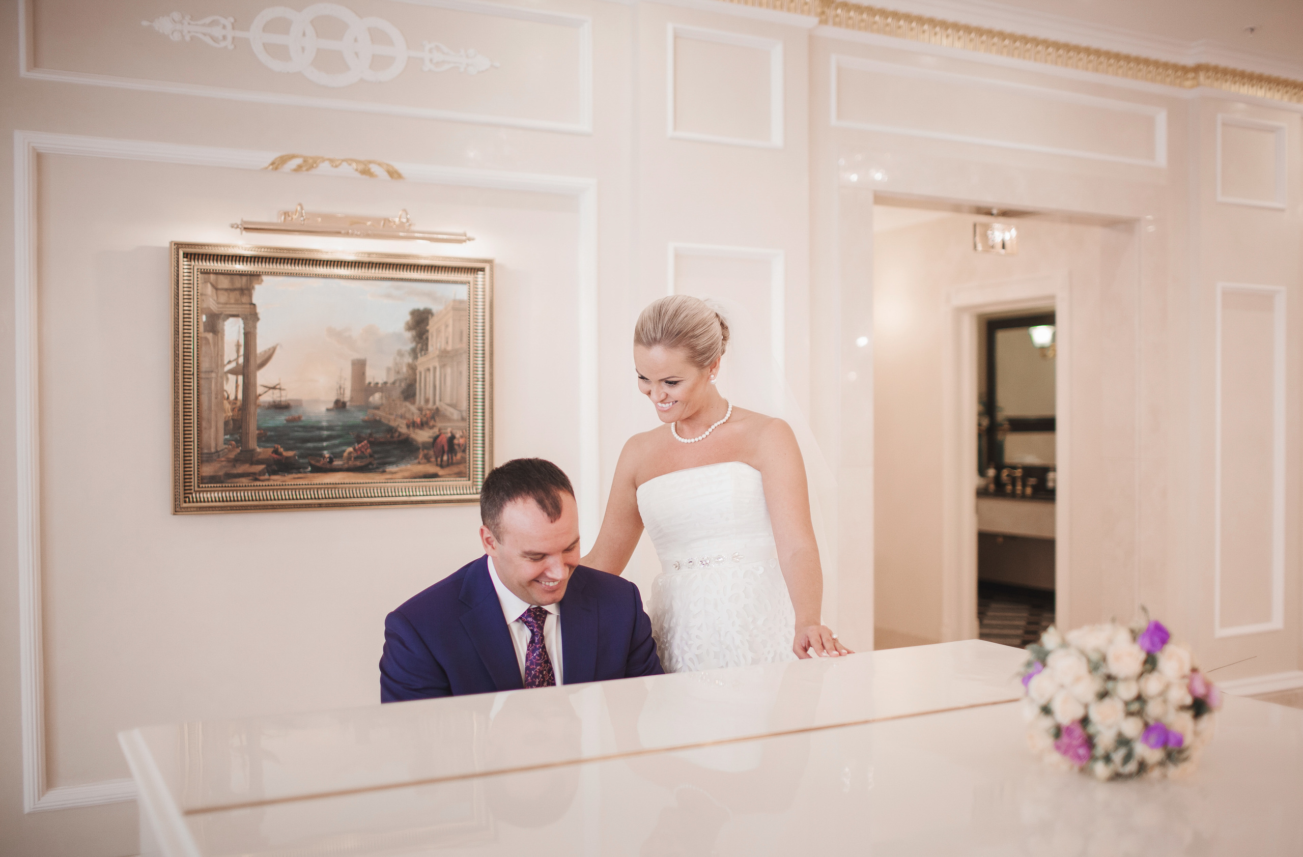 Свадьба Алены и Андрея в 1 дворце на Английской набережной. Фотограф в Санкт-Петербурге Елизавета Сорокина