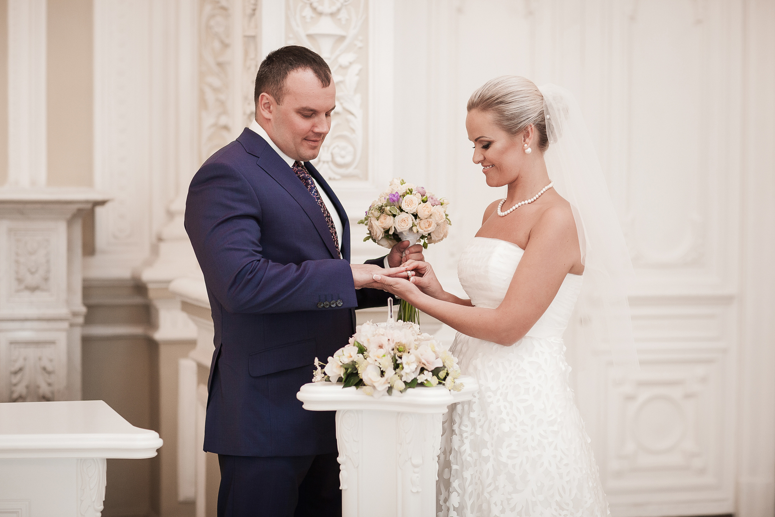 Свадьба Алены и Андрея в 1 дворце на Английской набережной. Фотограф в Санкт-Петербурге Елизавета Сорокина