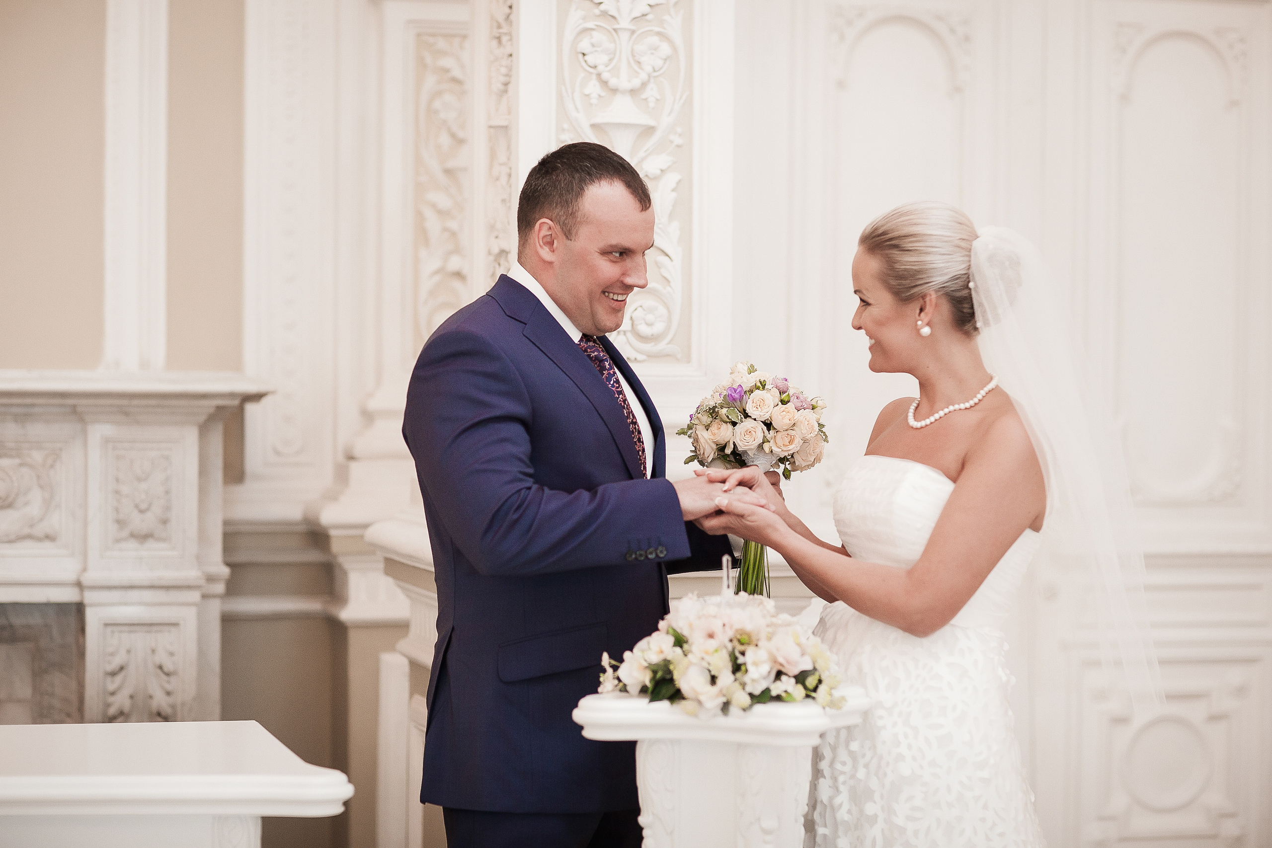 Свадьба Алены и Андрея в 1 дворце на Английской набережной. Фотограф в Санкт-Петербурге Елизавета Сорокина