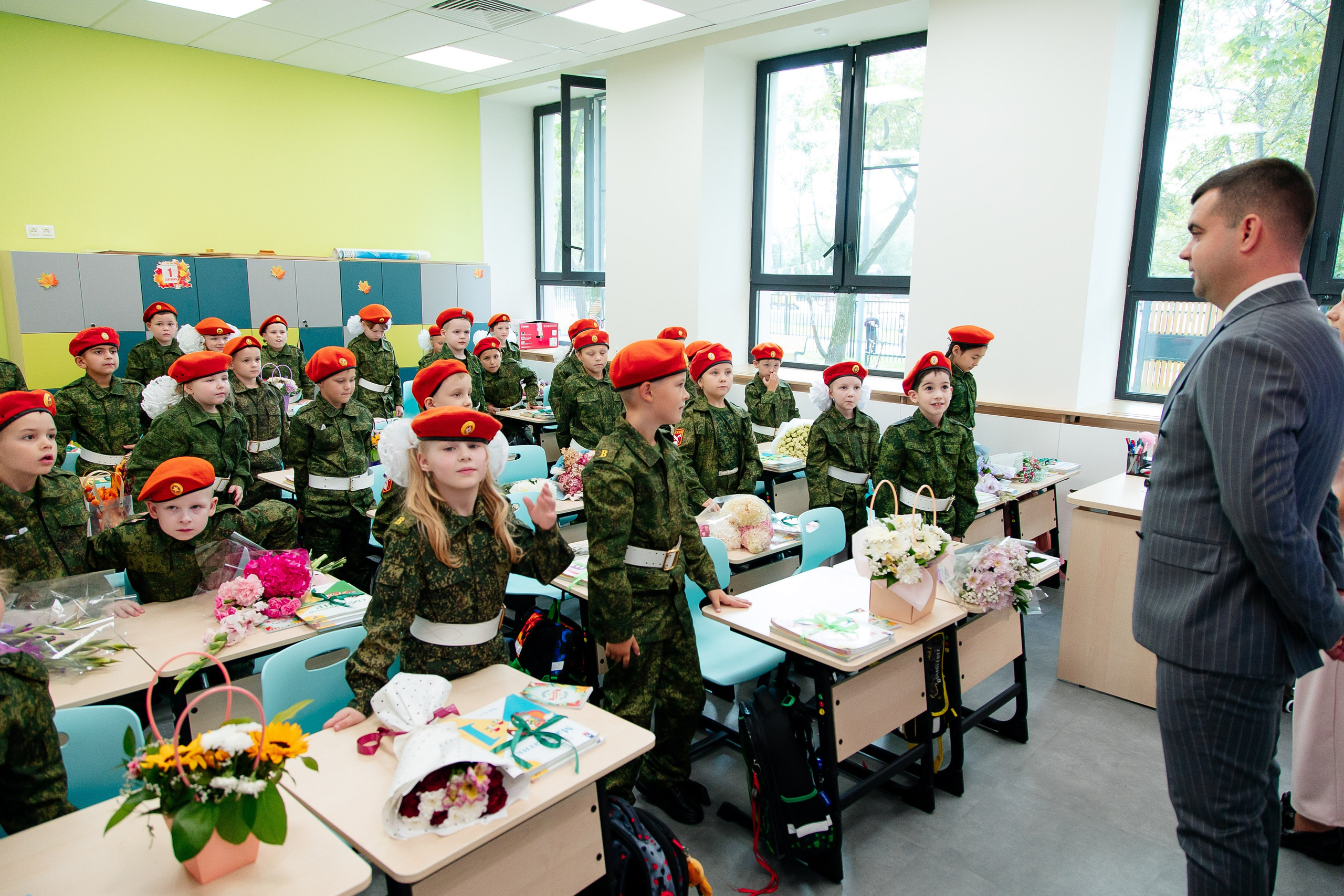 1-A класс 1 сентября. Семейный и детский фотограф в Москве Александра Мак
