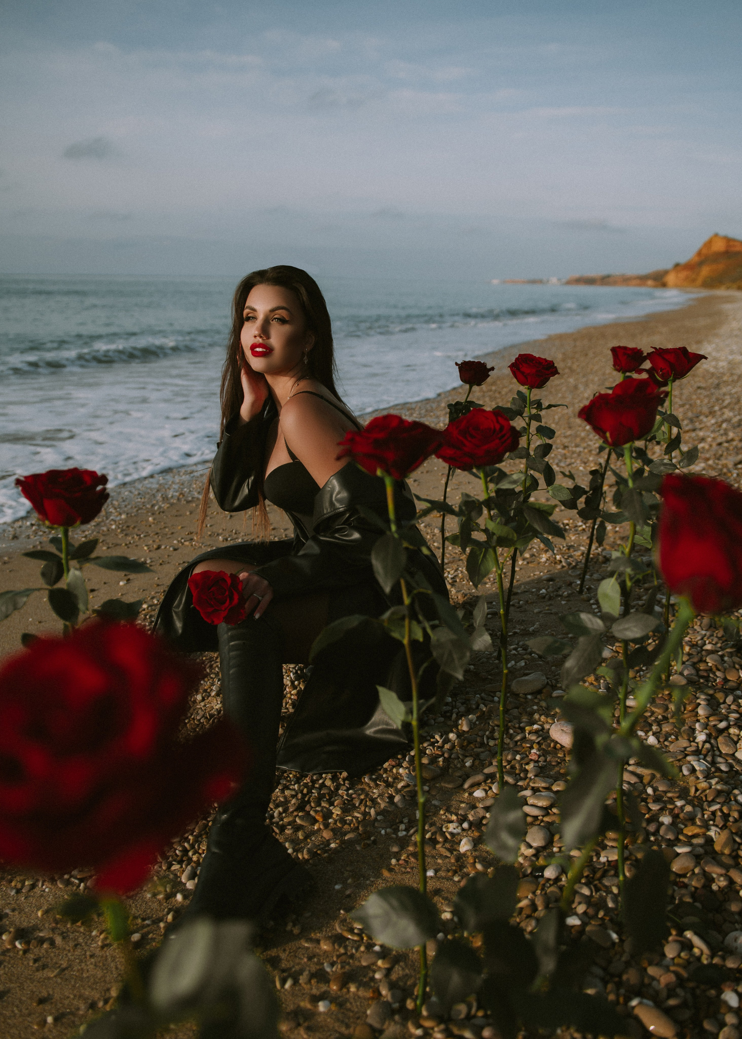 Настя.Розы.Море. Свадебный, женский, семейный фотограф в Севастополе Юлия Мошенко
