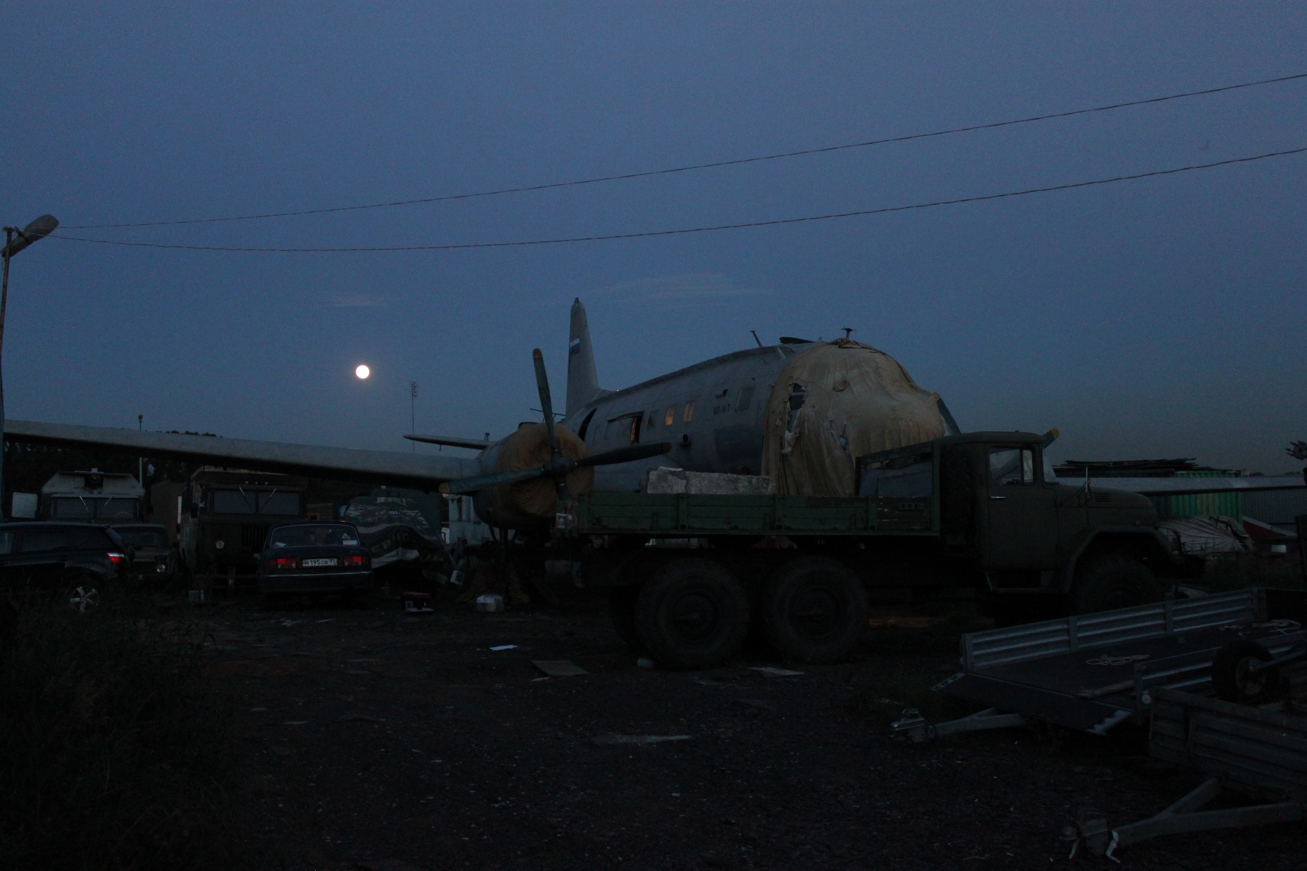 Ил-14Т «Голубая Мечта» работы в Тушино (2011 г.). Фотоальбом показывающий увлекательный мир авиации и мир медведей Андрея Иванова