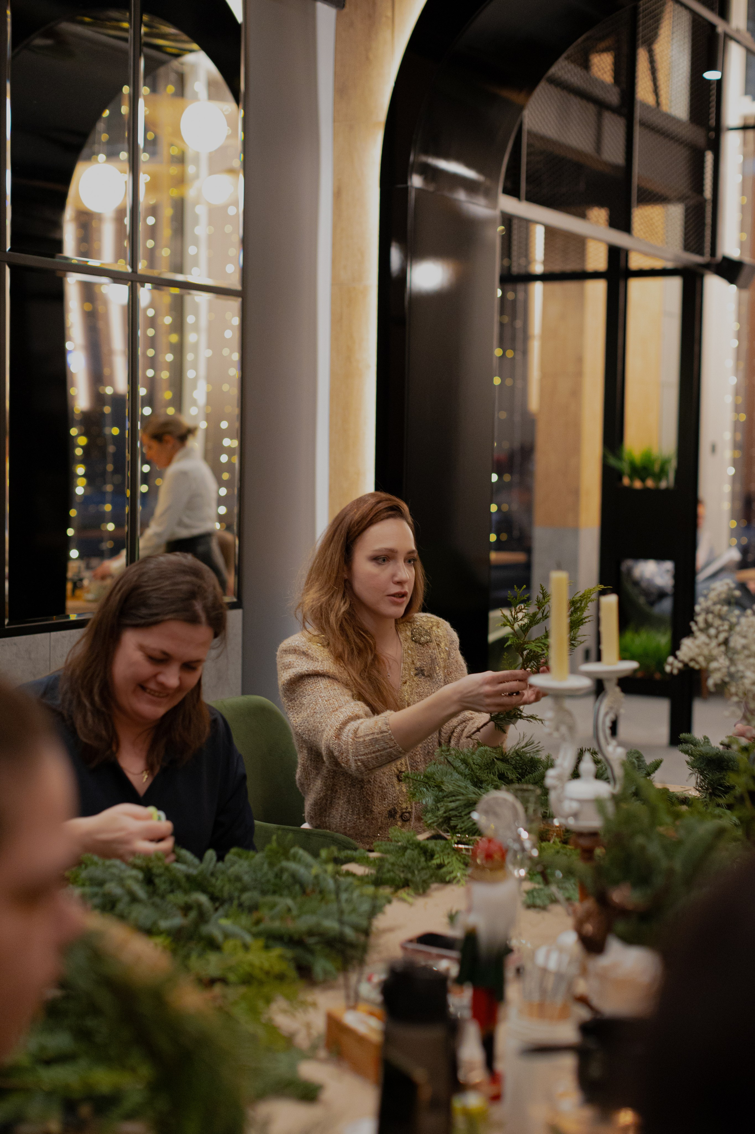 Мк Новогодний Венок. Анастасия Ракчеева Художник