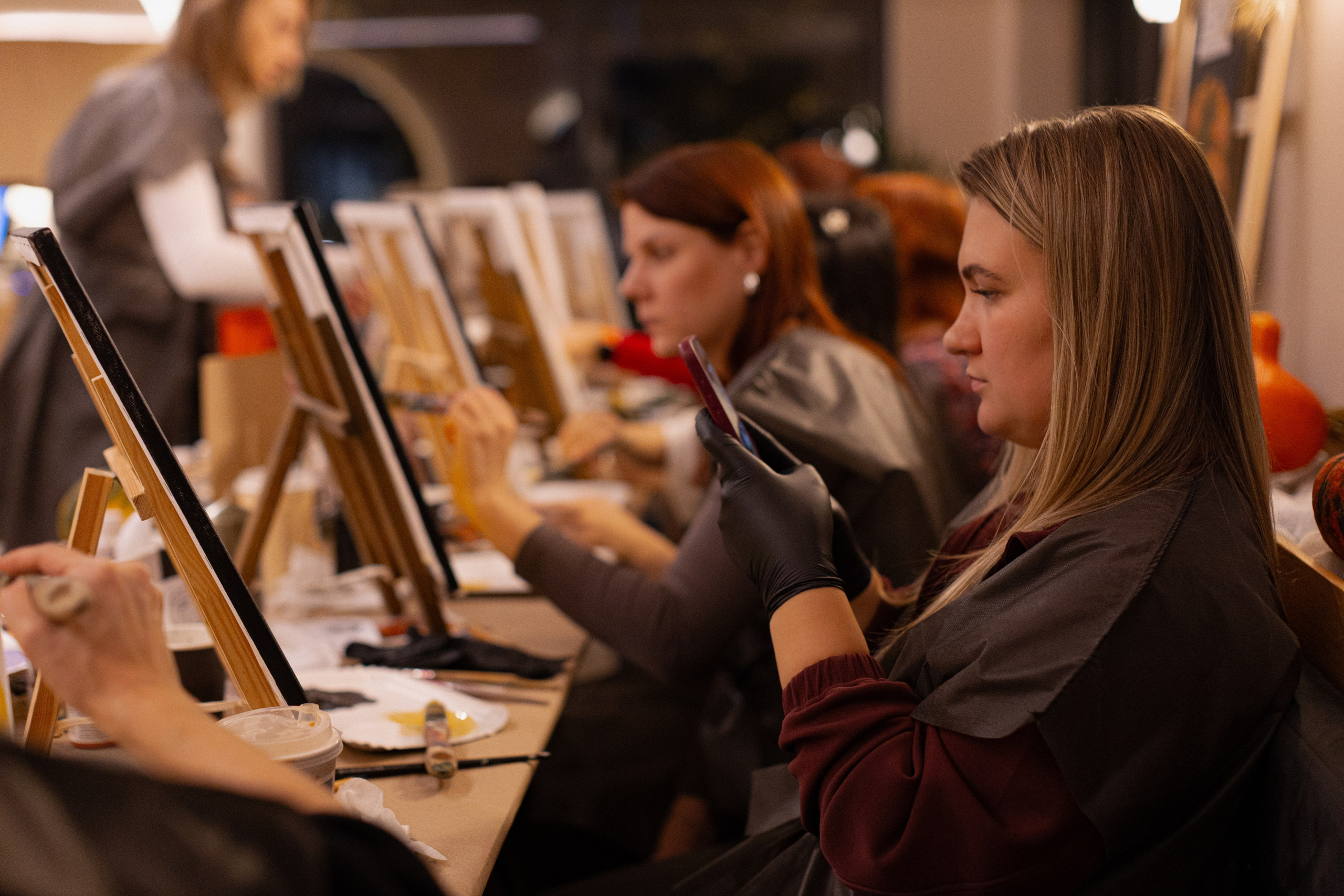 МК Тыква в кафе Здрасте. Анастасия Ракчеева Художник