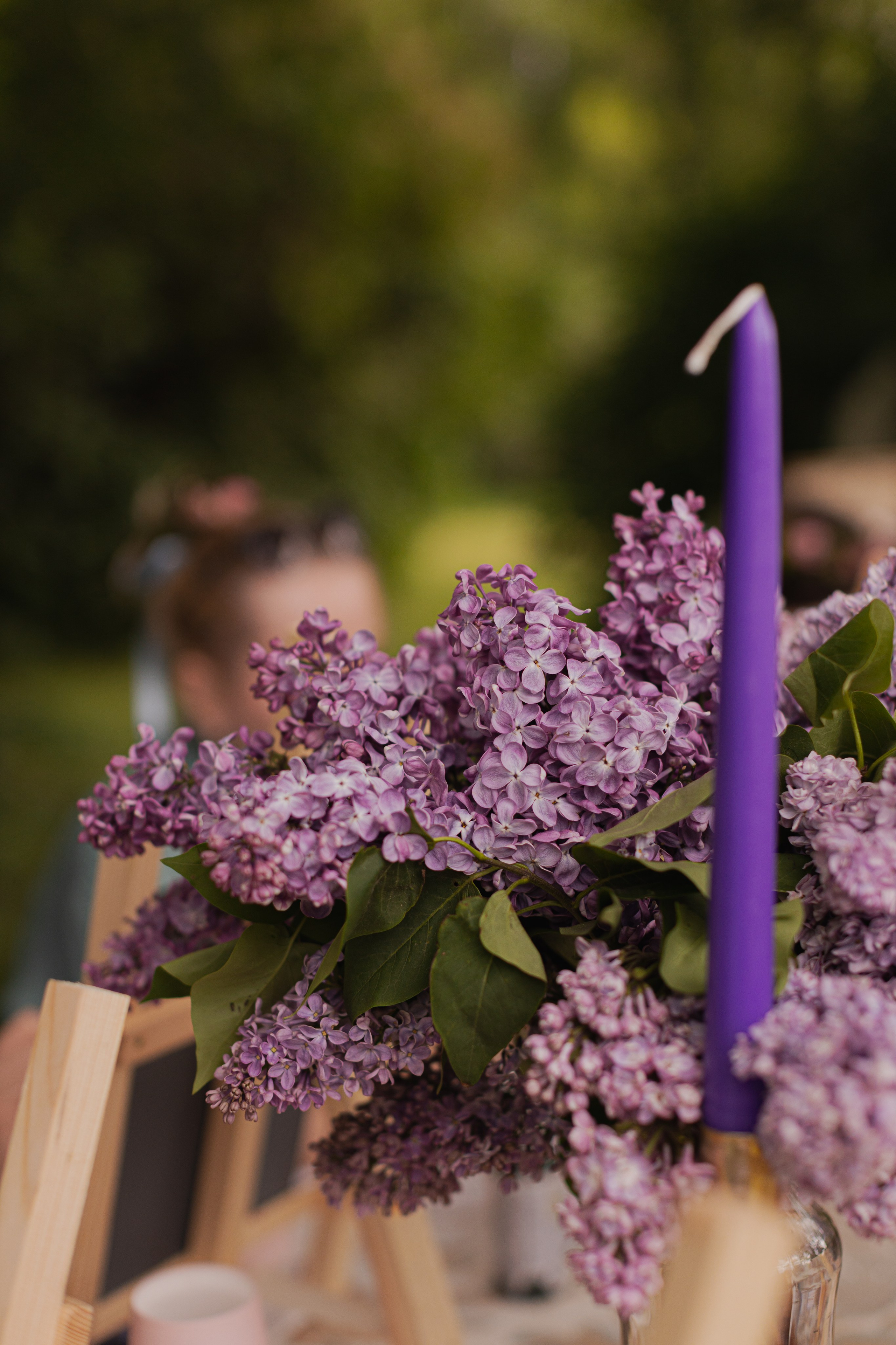 Мк Сирень на зеркале (девичник в парке). Анастасия Ракчеева Художник