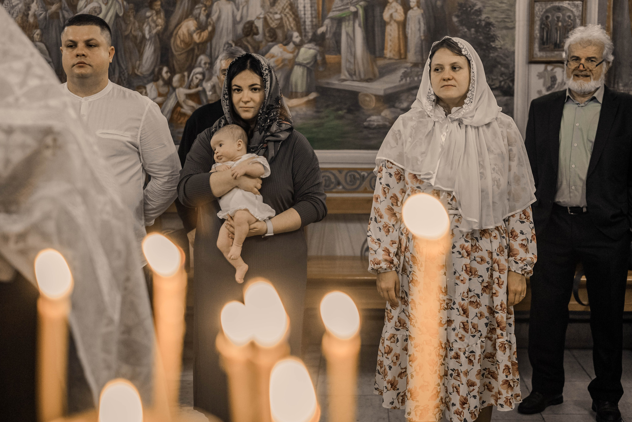 Крещение (мама Регина). Семейный и детский фотограф Москва