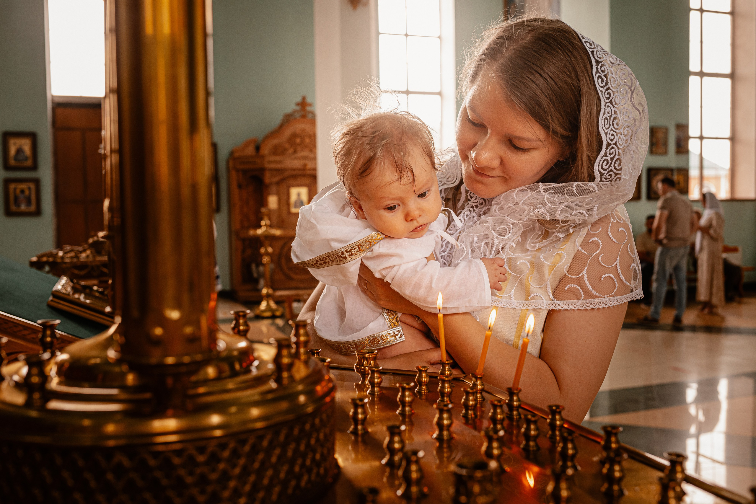 Крещение в Кропоткине. Свадебный фотограф Кропоткин Краснодар