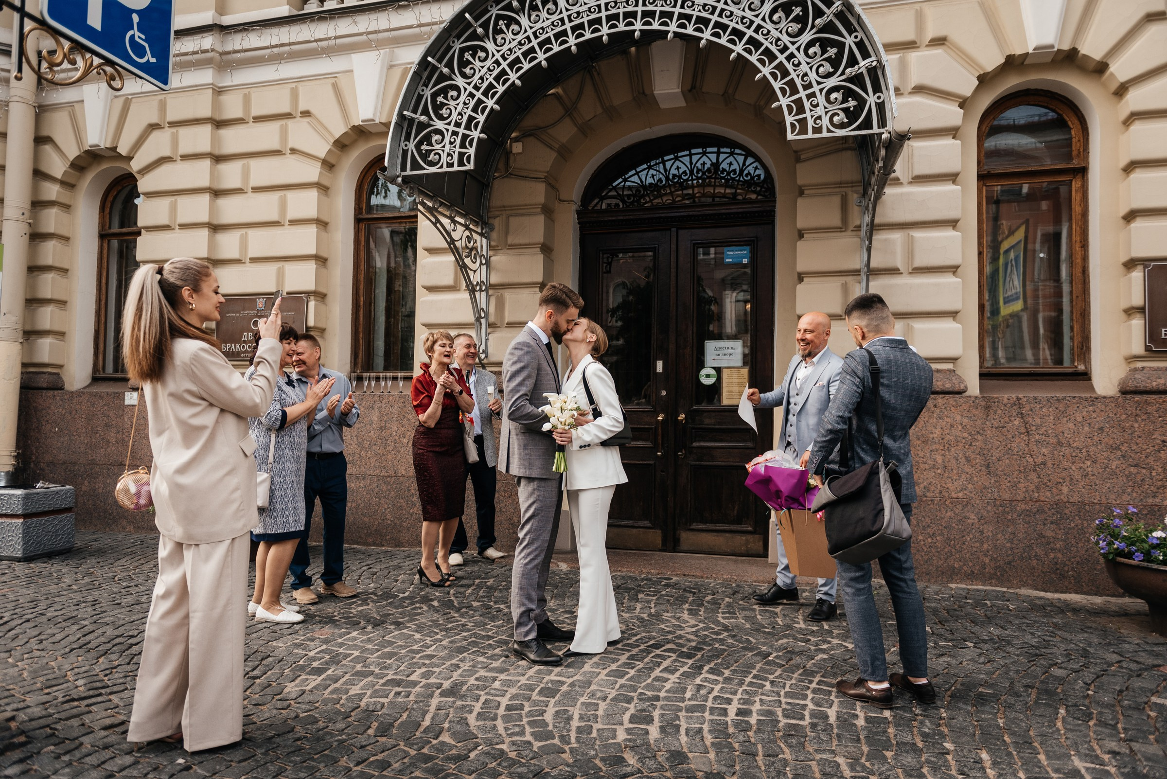 регистрация брака во Дворце Бракосочетания 2 на Фурштадской