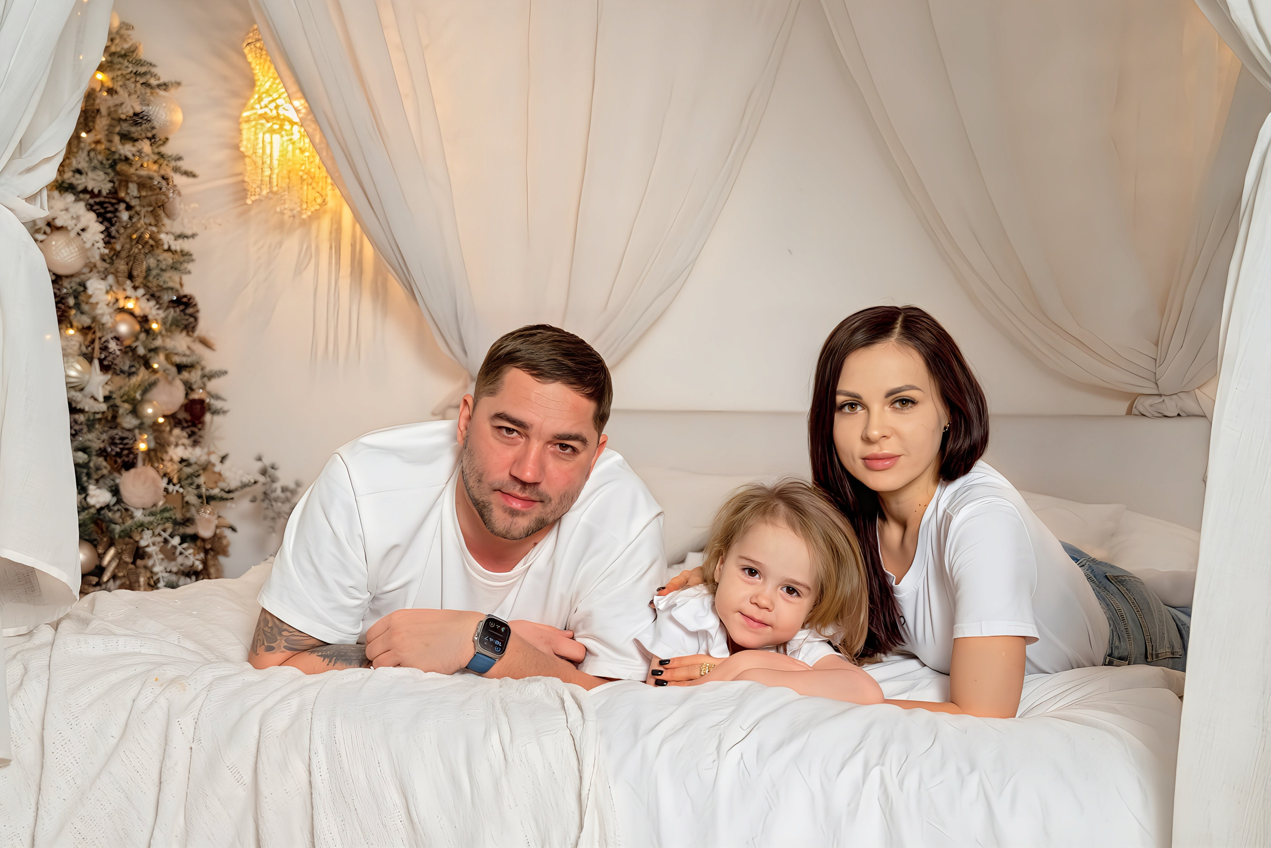 Анастасия с семьей. Семейный и детский фотограф Москва