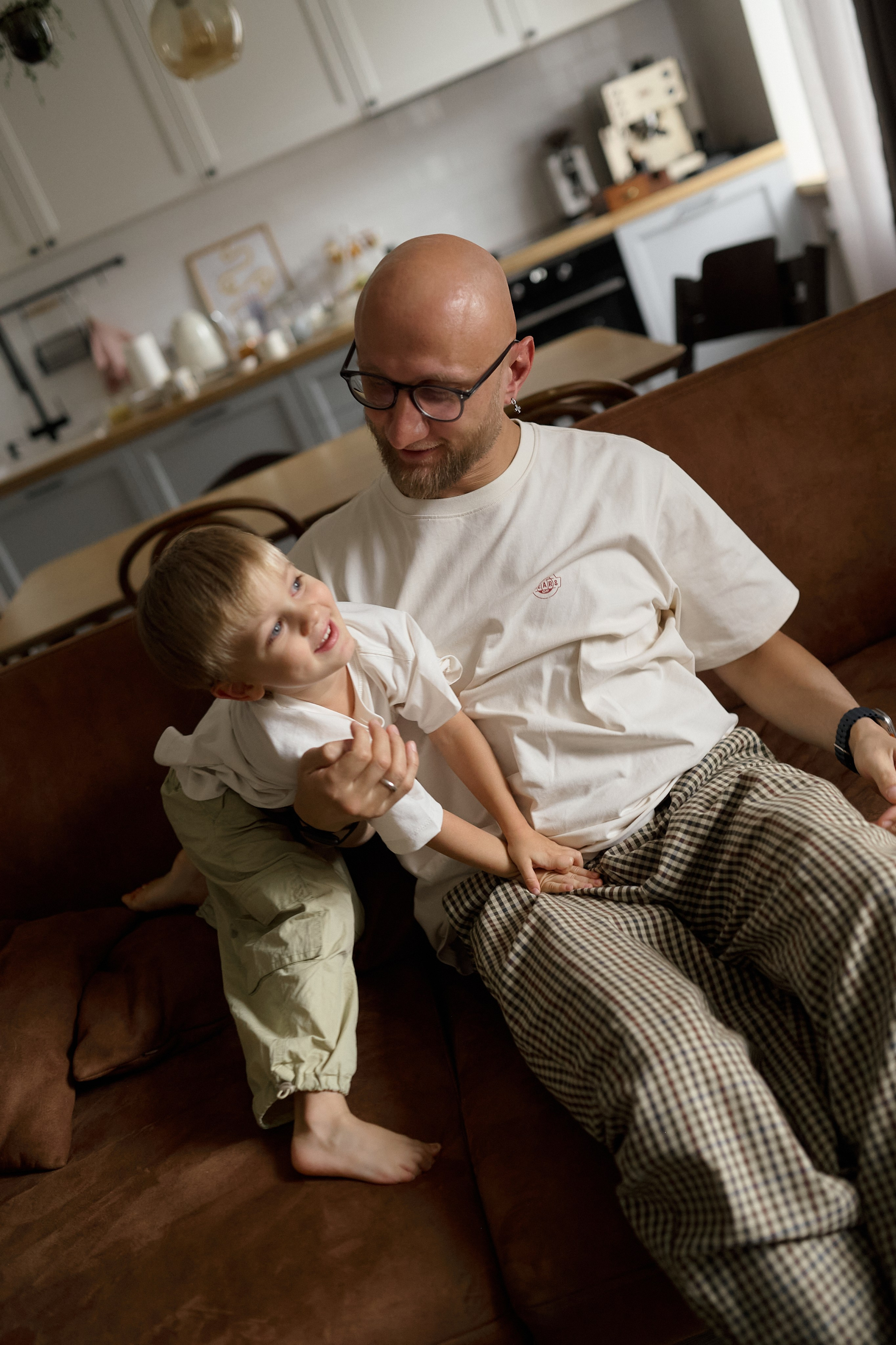 Серёжа, Вика, Макар и Кэш. Семейный и свадебный lifestyle-фотограф в Москве Мария Петрова