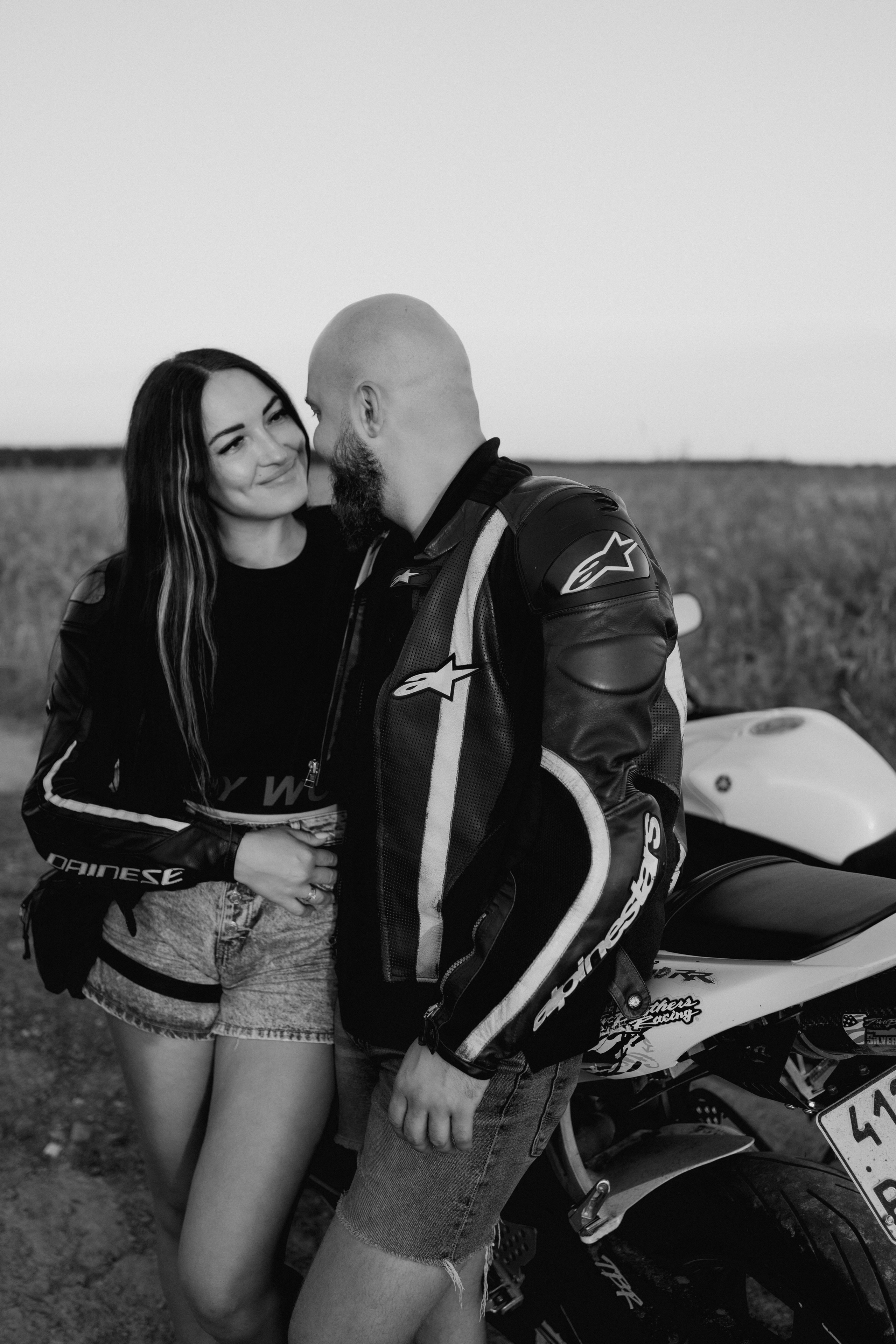 Лавстори на мотоциклах. Семейный фотограф в Москве и в Домодедово Екатерина Патракова