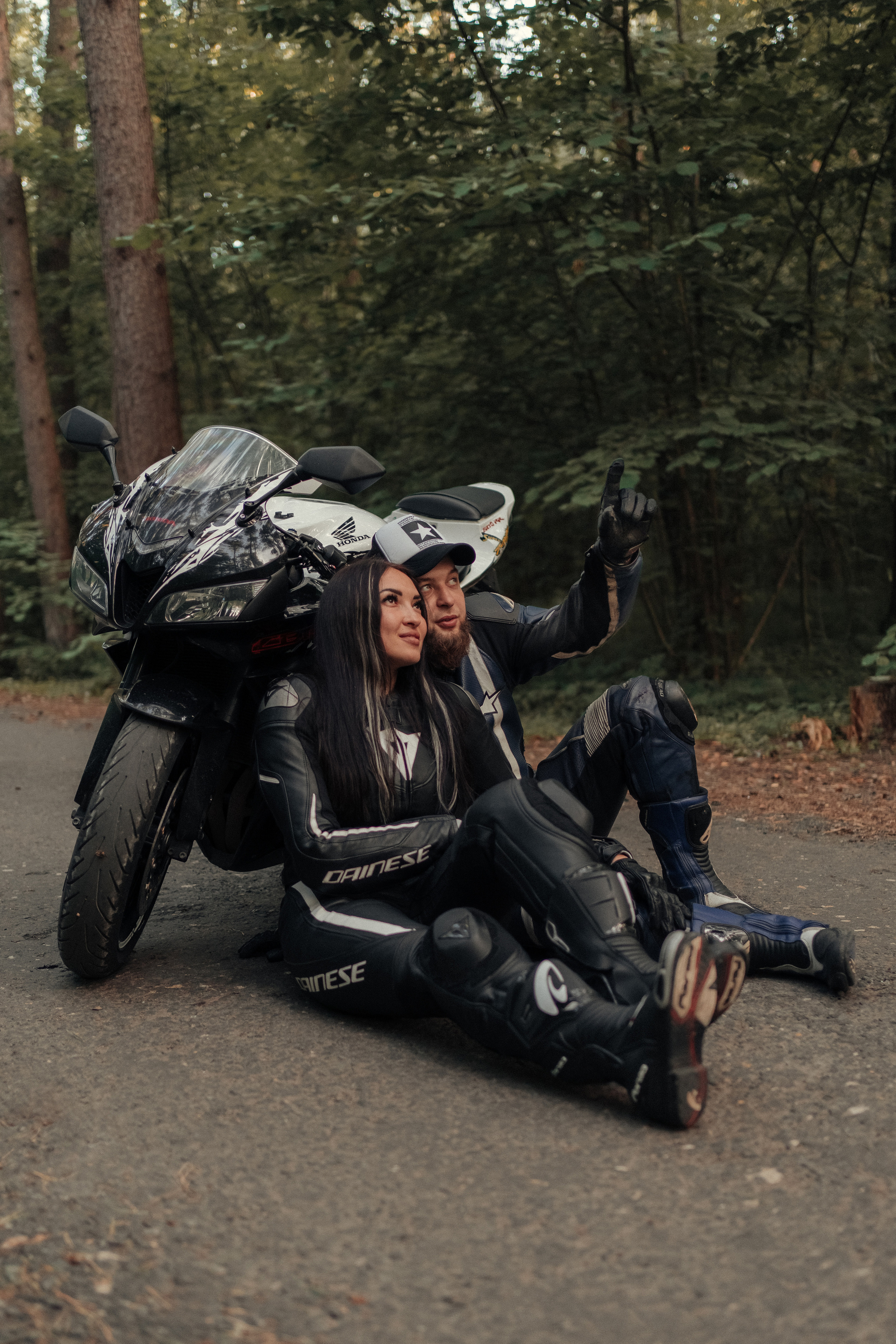 Лавстори на мотоциклах. Семейный фотограф в Москве и в Домодедово Екатерина Патракова