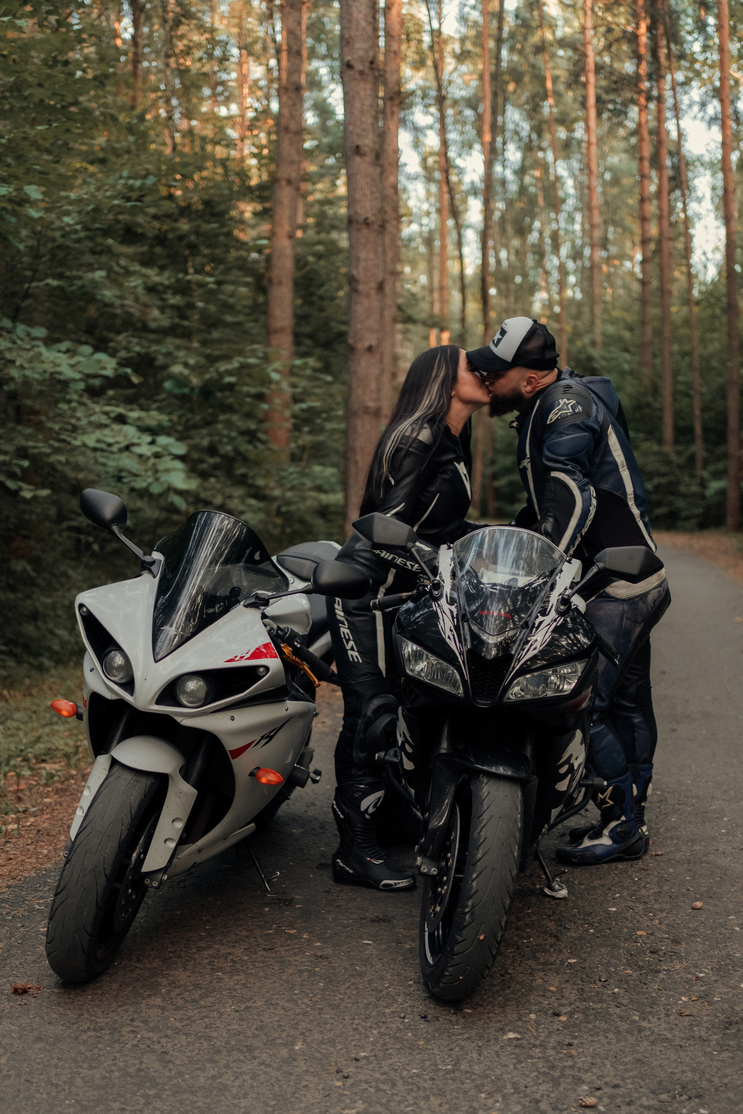 Лавстори на мотоциклах. Семейный фотограф в Москве и в Домодедово Екатерина Патракова