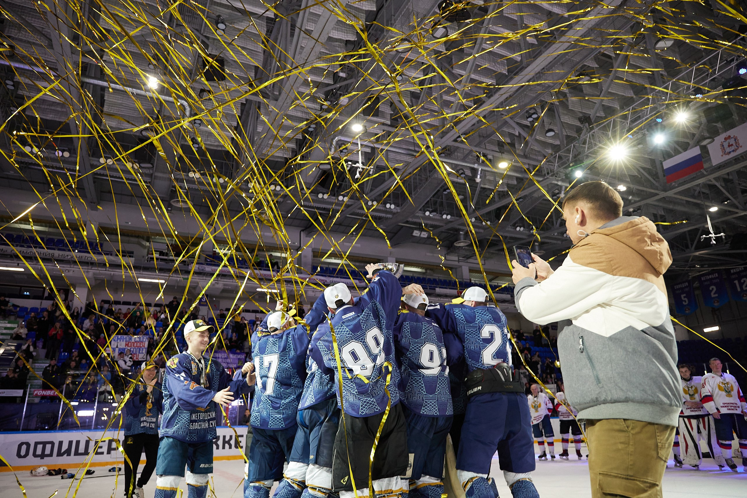 Репортаж. Офицерская хоккейная лига 2025 год. Спортивный фотограф Некрасов Денис