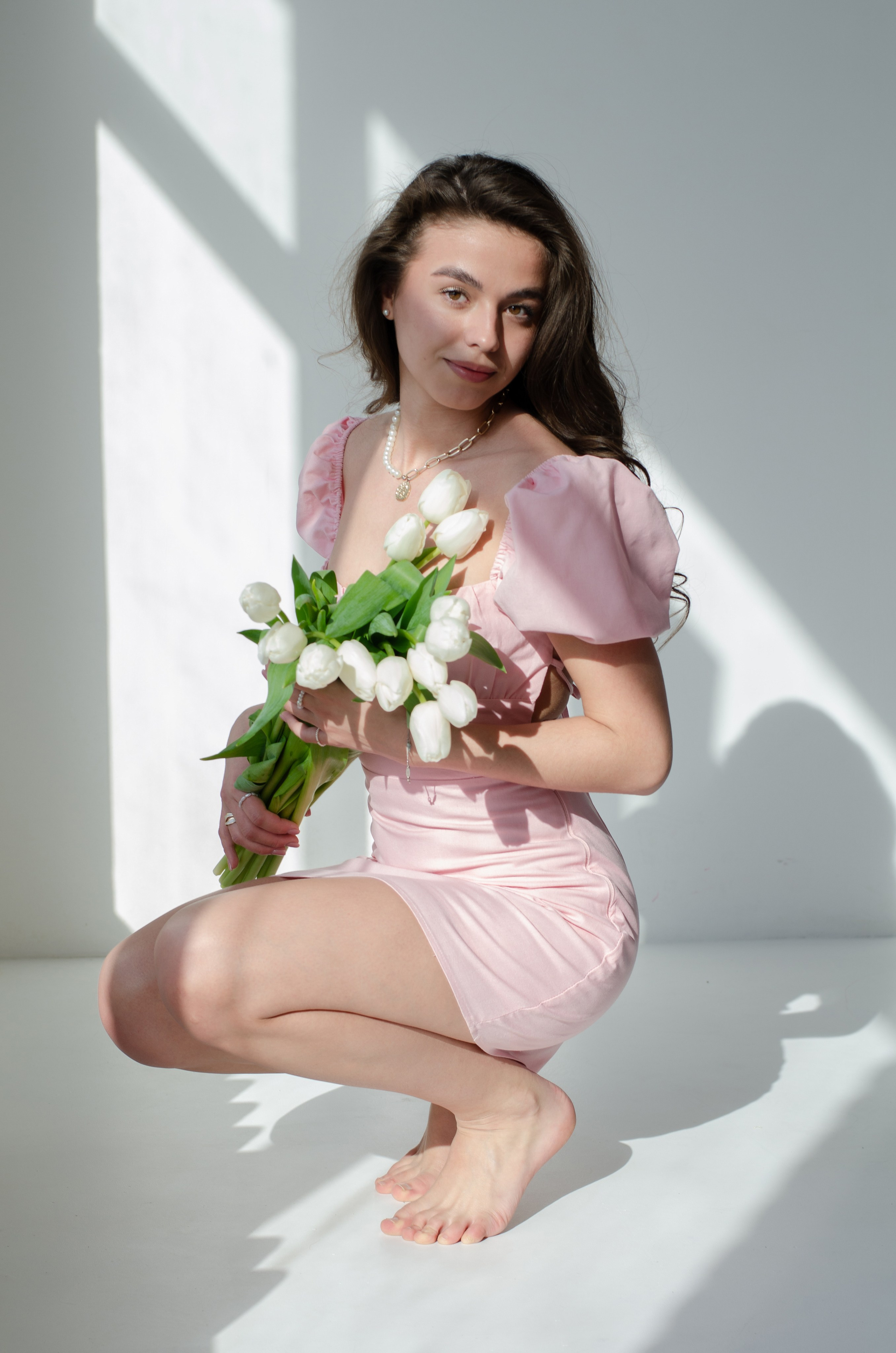 Евгения, тюльпаны. Фотограф Челябинск Ирина Ермоленко