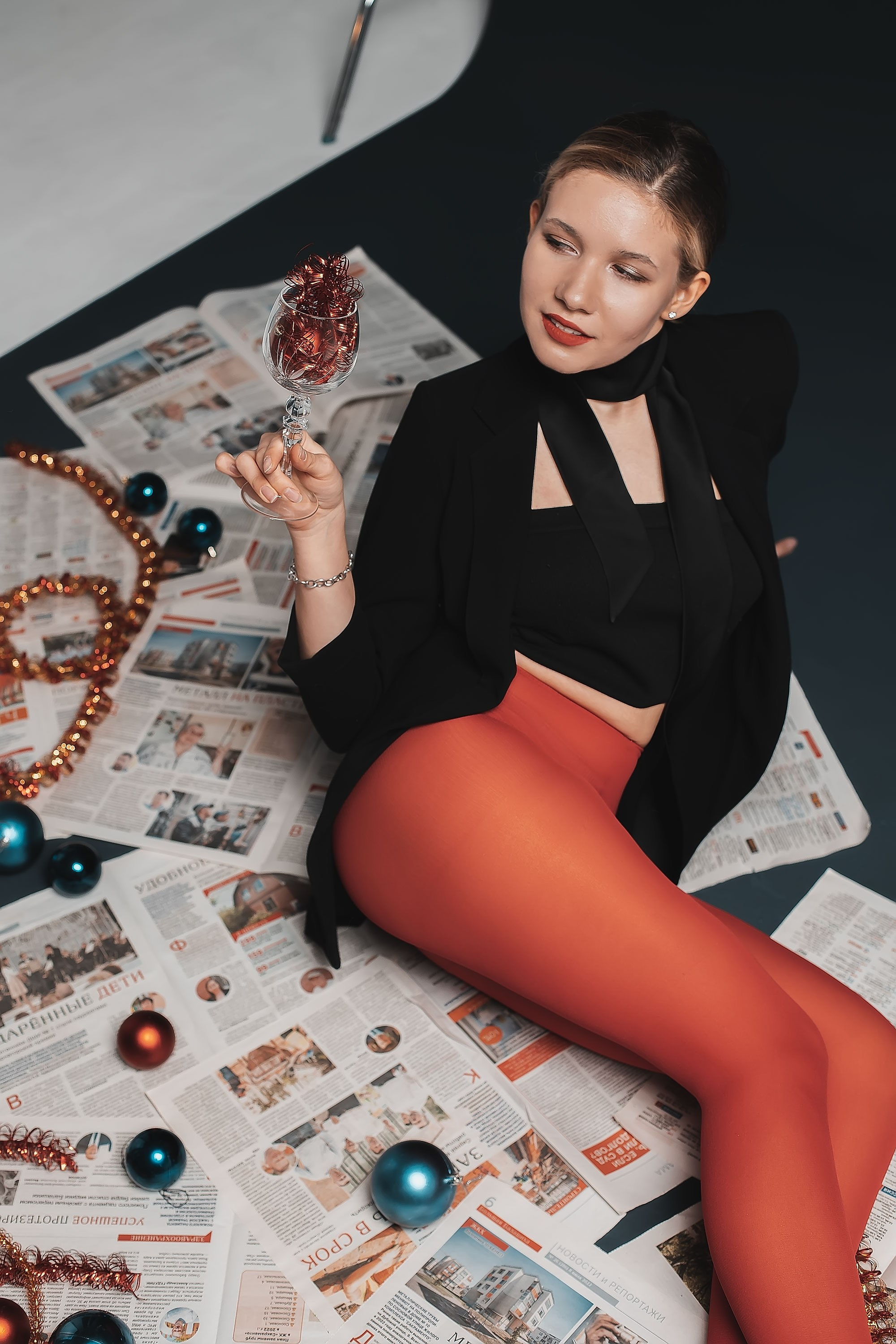 Новогодняя фотосессия Милена. Семейный, индивидуальный фотограф в Москве Ангели Марина