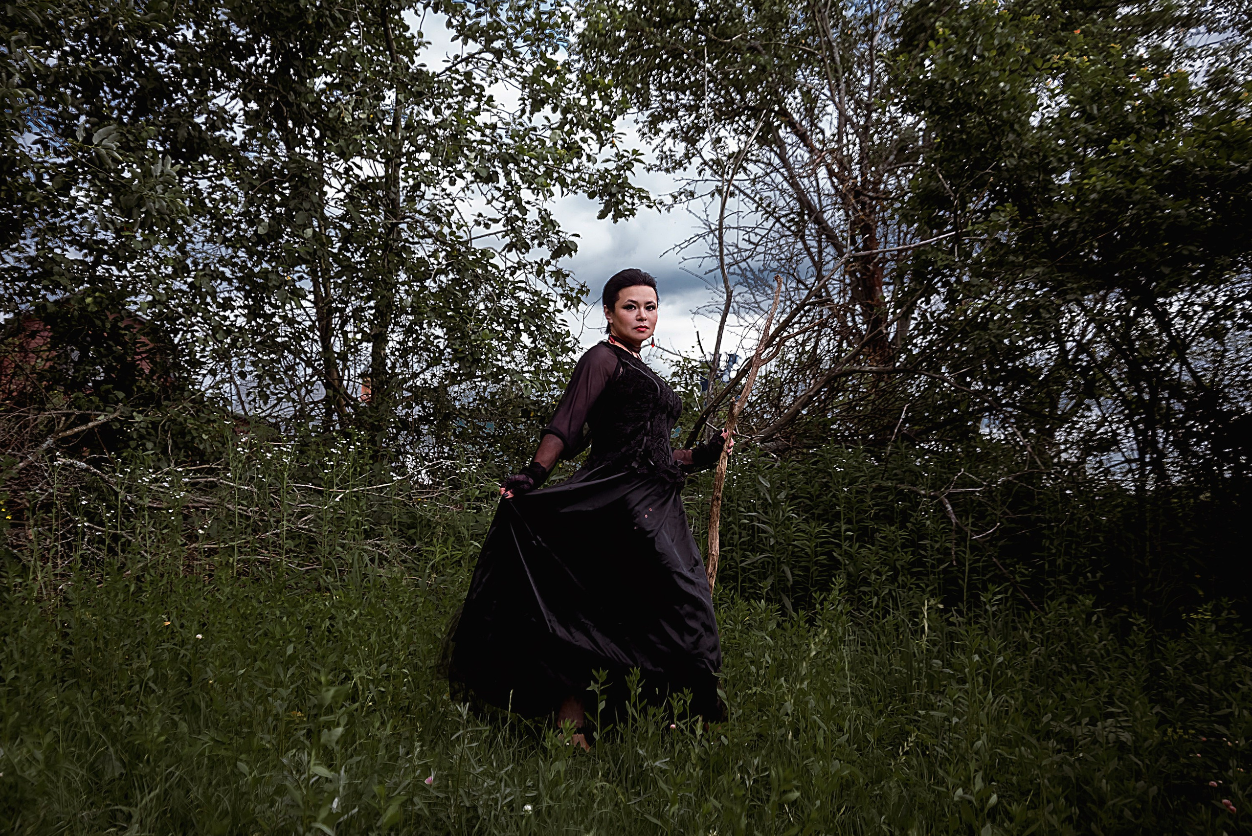 Фотосессия в стиле ведьма. Фотограф Тула творческие фотосессии недорого Ольга Ромашина