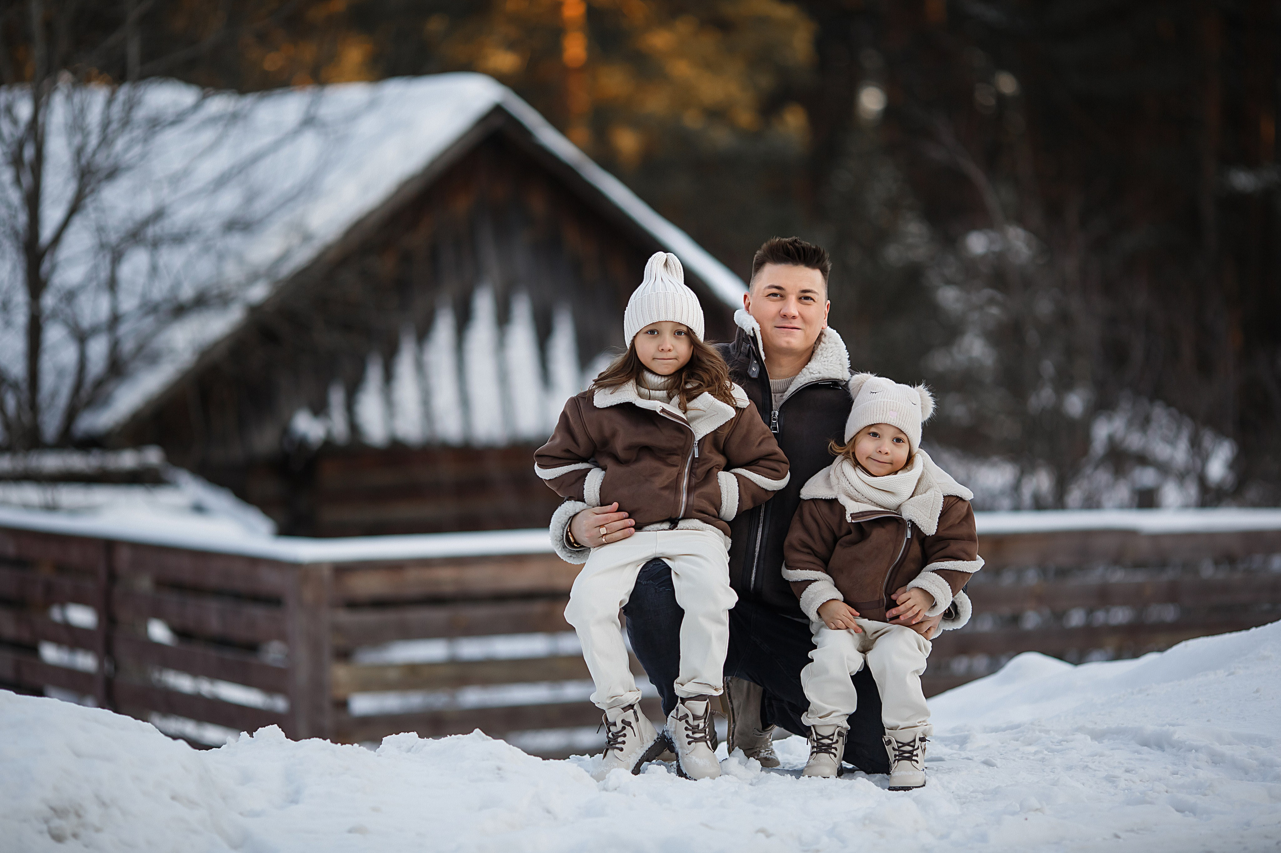 Зимняя прогулка по лесу. Свадебный, семейный и детский фотограф Набережные Челны