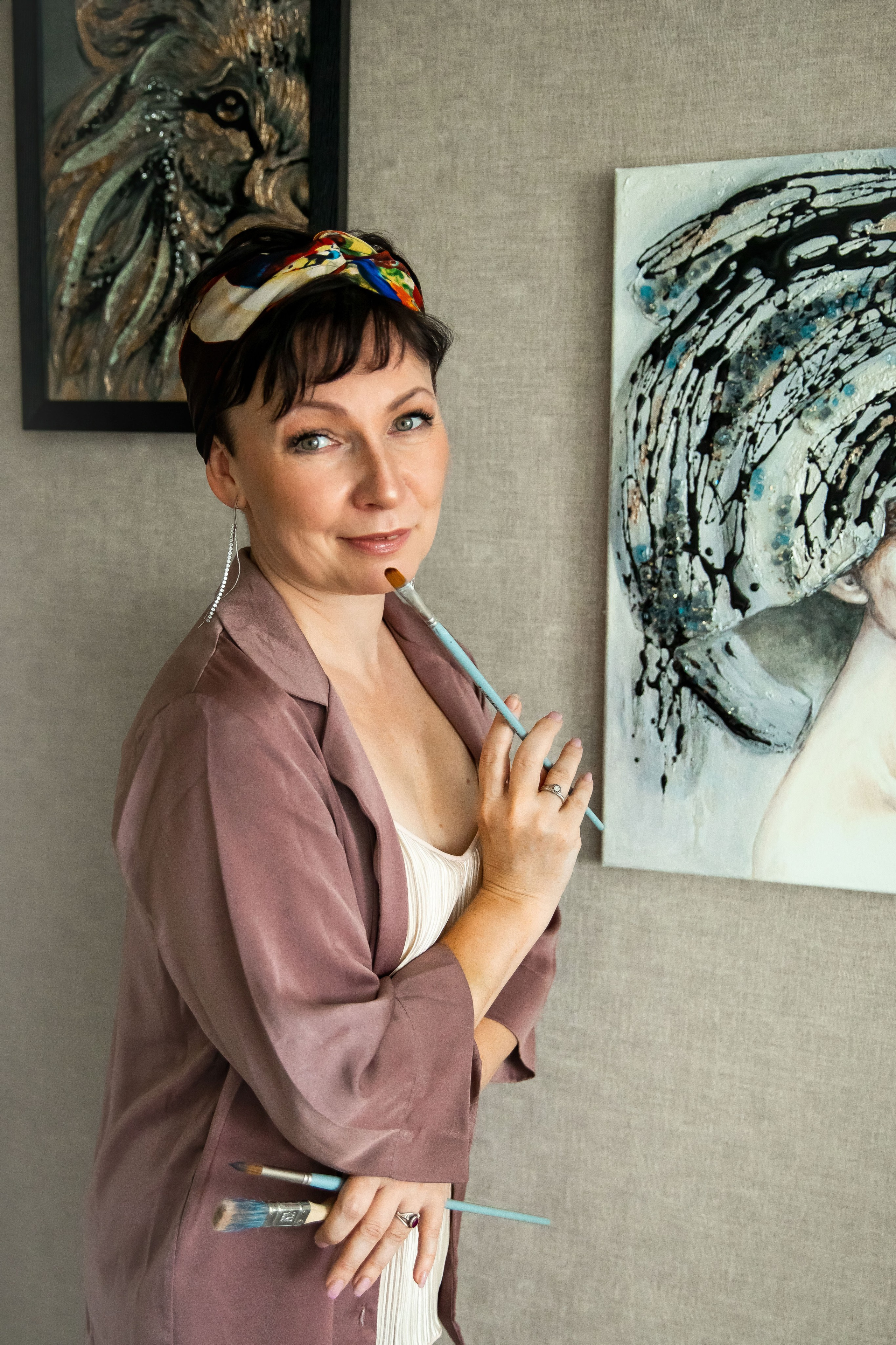 Фотосессия для художницы. Индивидуальный и семейный фотограф Ирина Москвичёва