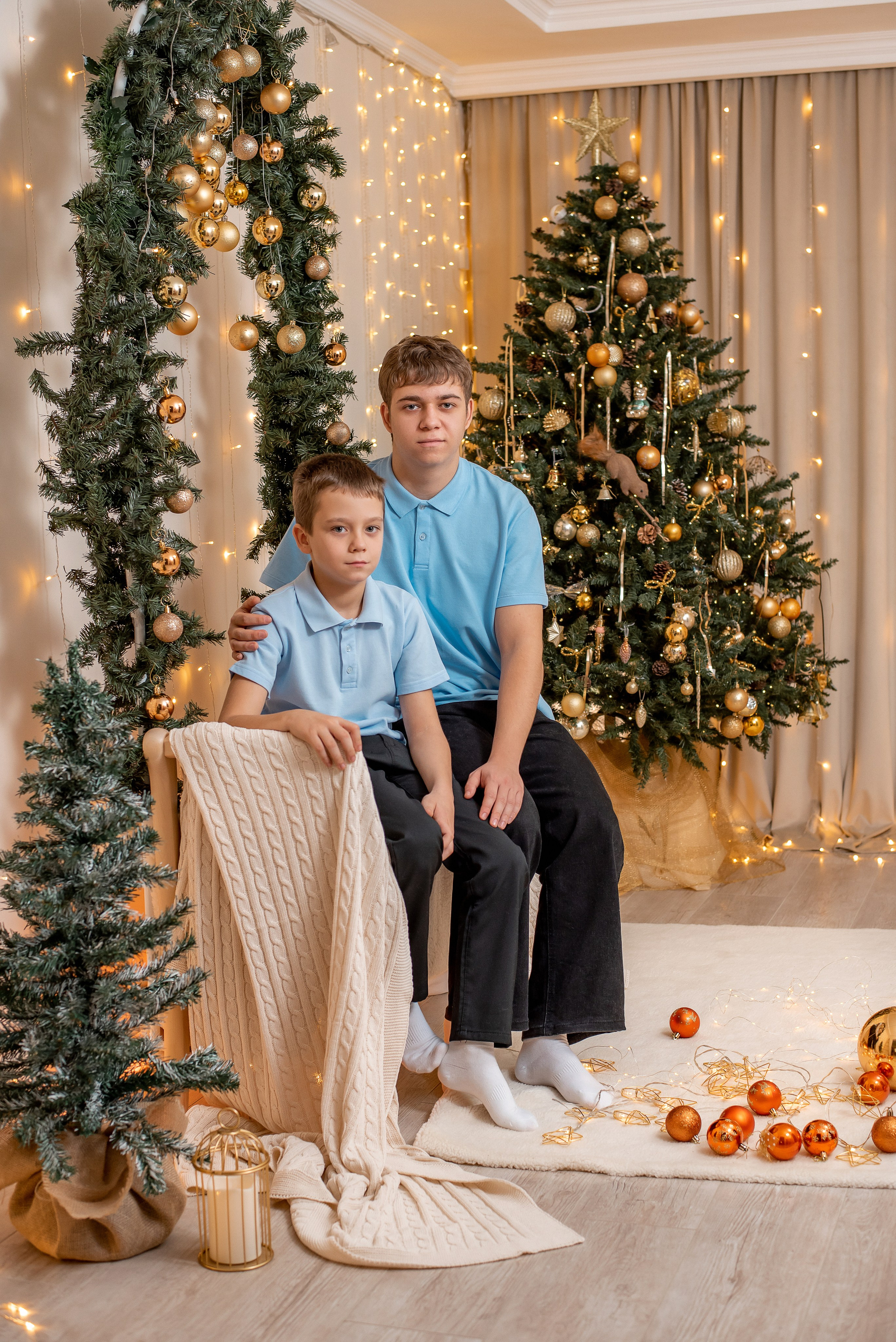 Надежда и её семья — НГ 2025. Семейный и детский фотограф Наталья Горда