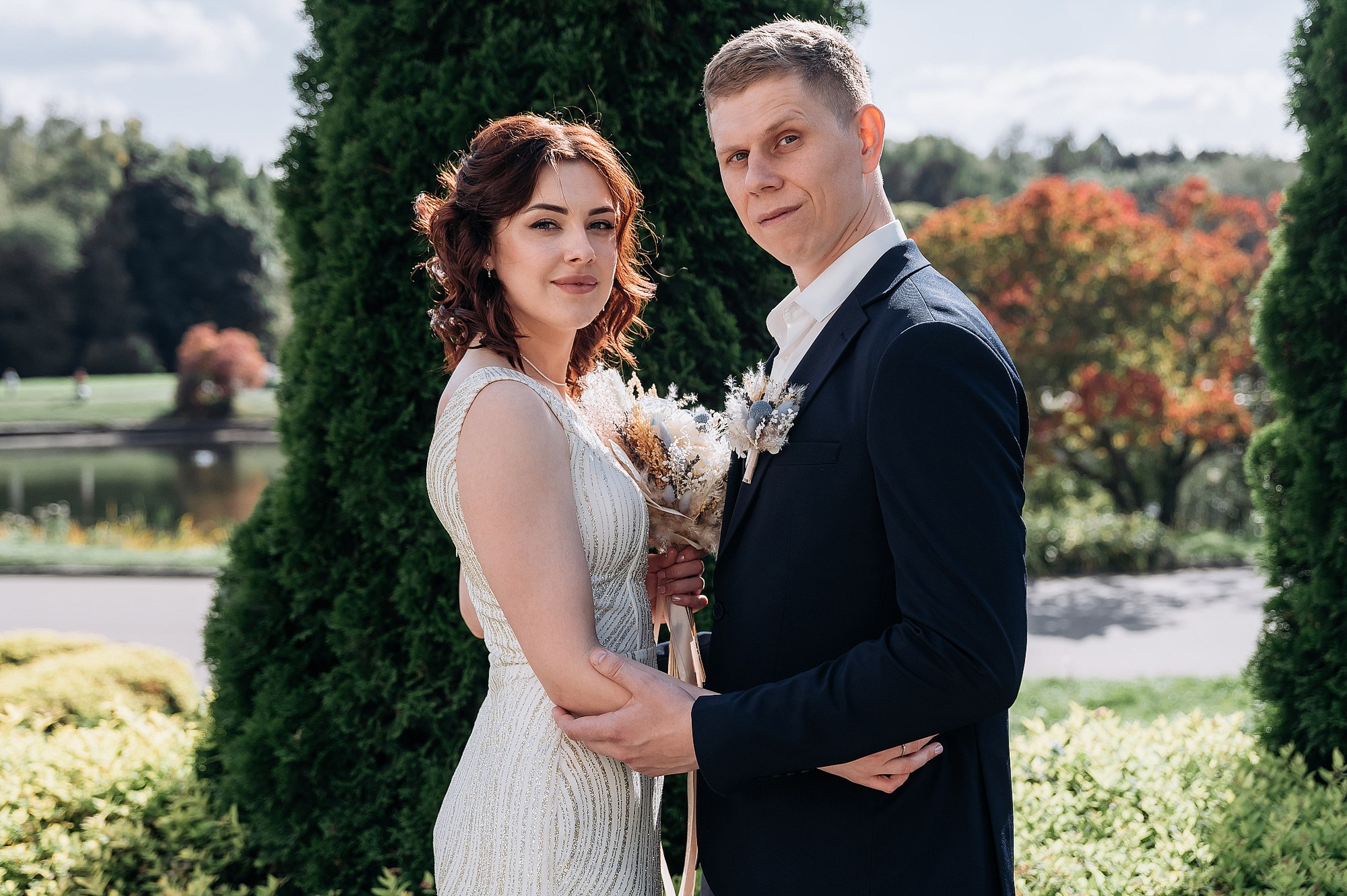 Денис и Екатерина ВДНХ. Свадебный фотограф в Дубне Алексей Фонарёв