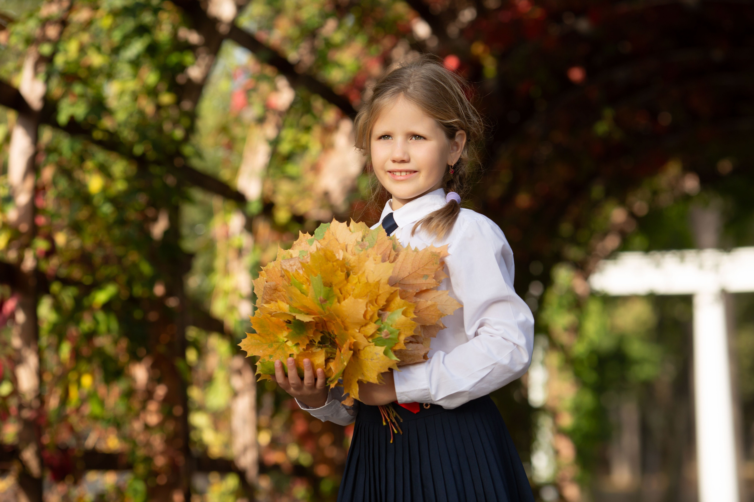 Осенняя младшие классы. Семейный и детский фотограф Анна Петракова