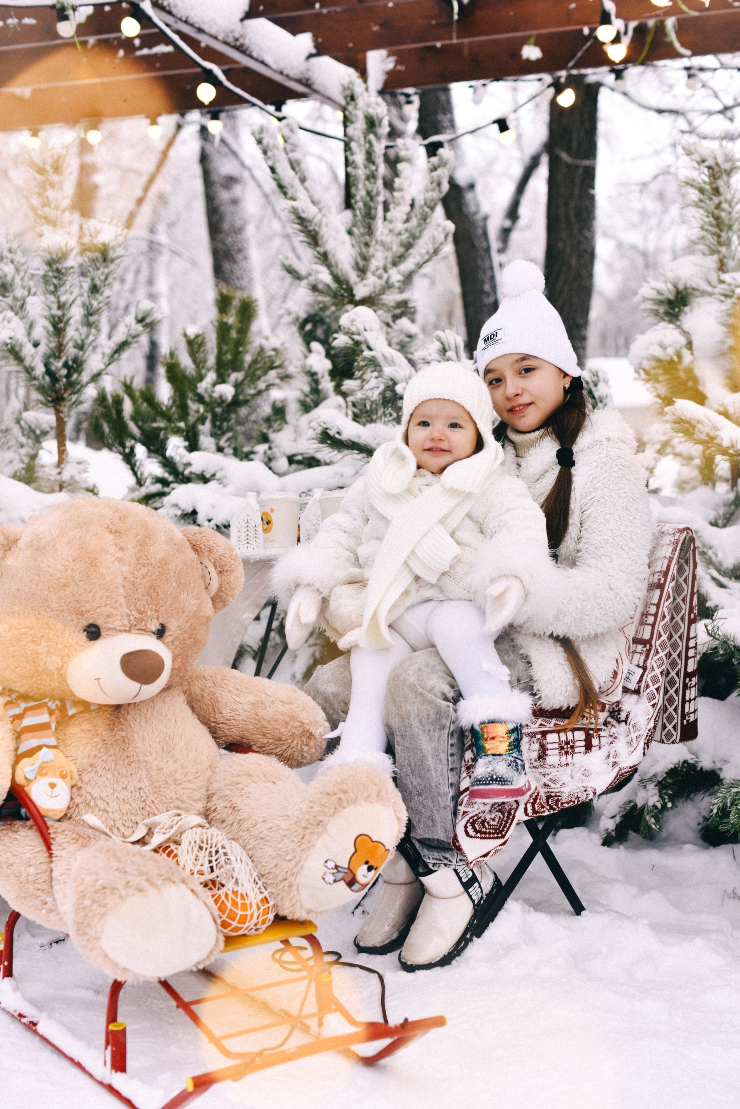 Девочки зима