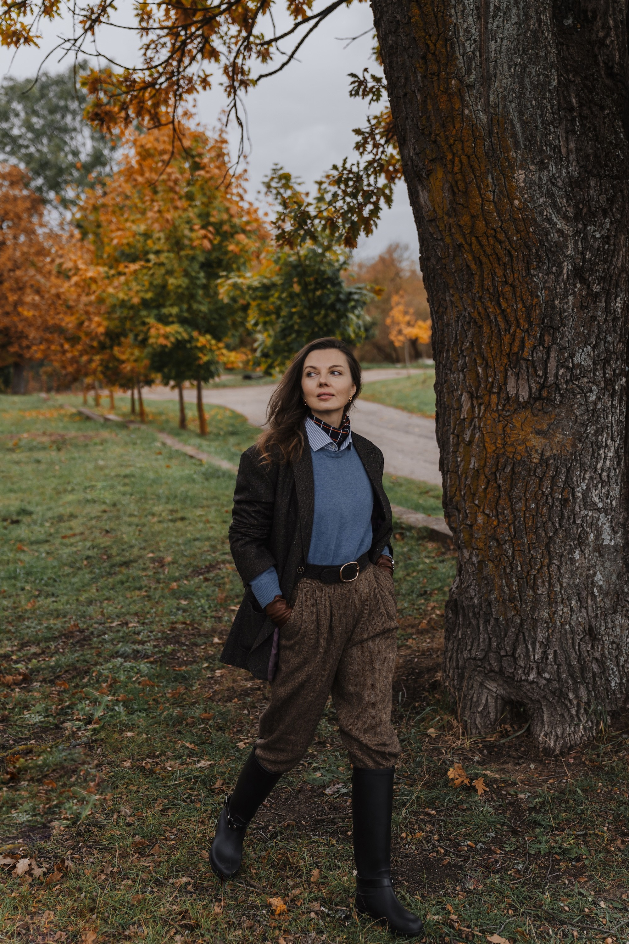 Юля. Осень, в британском стиле, Минск. Olga Modjaro