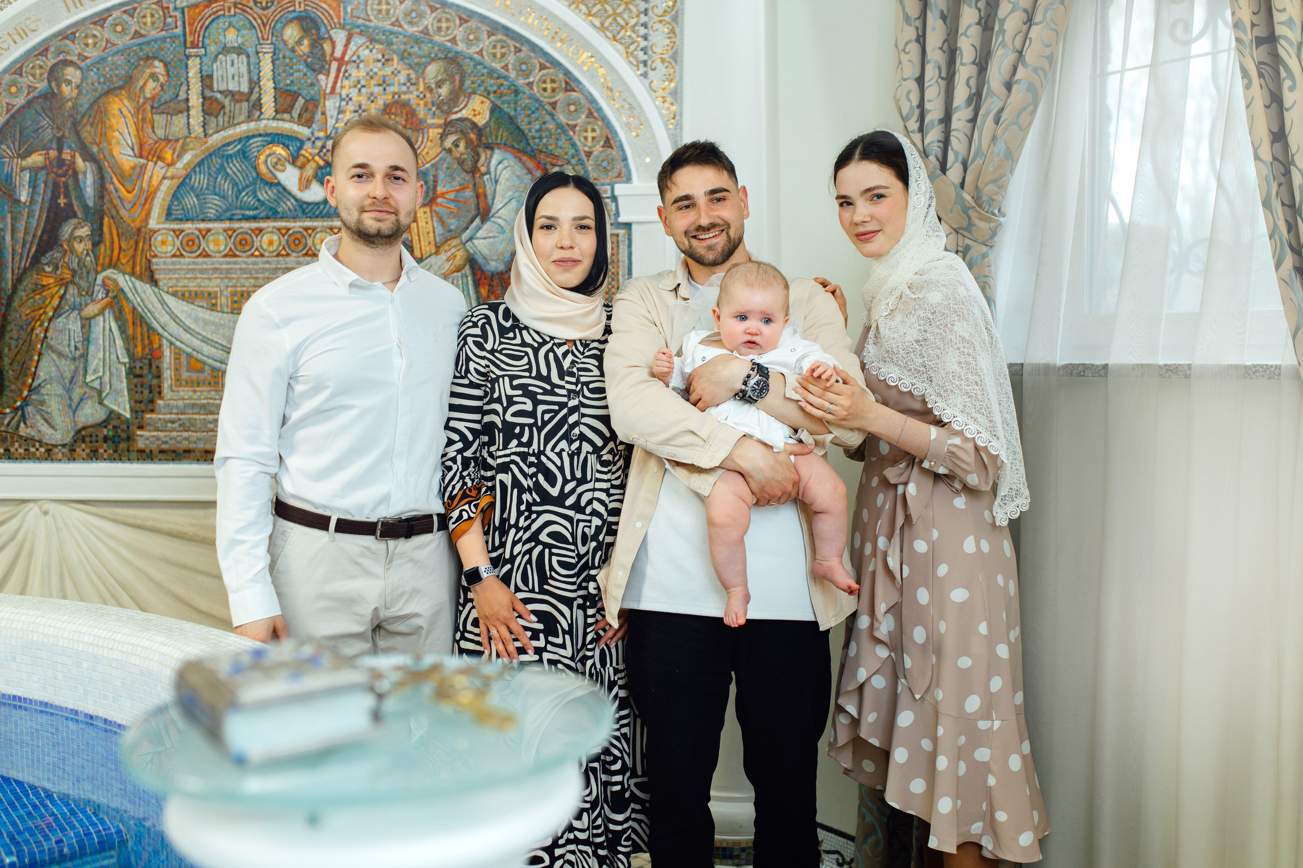 Таинство крещения Софии, апрель 2024