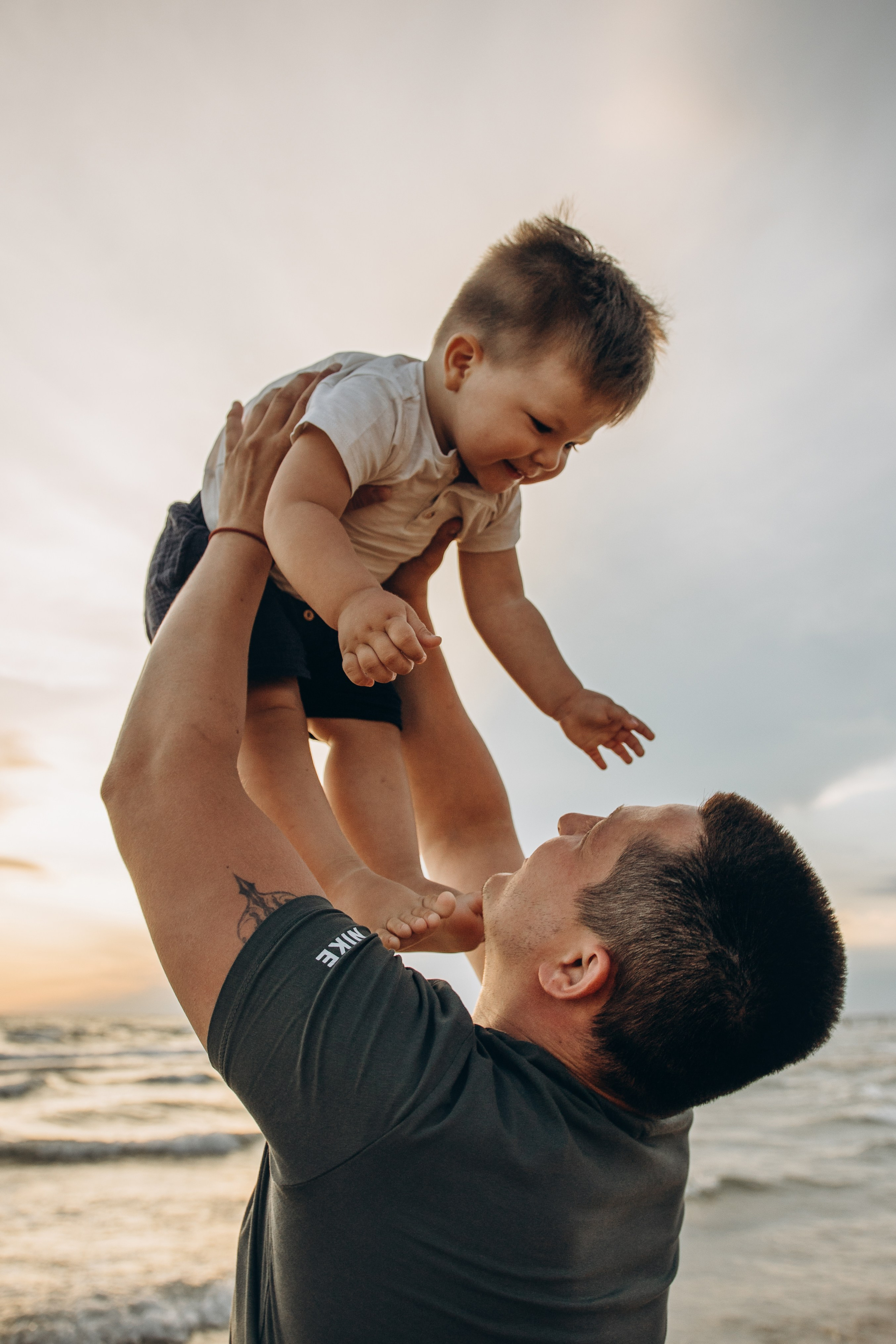 Михаил, Алена и Кирюша — встреча заката с любимыми. Семейный фотограф Новороссийск, Анапа, Геленджик — Юлия Давыдова