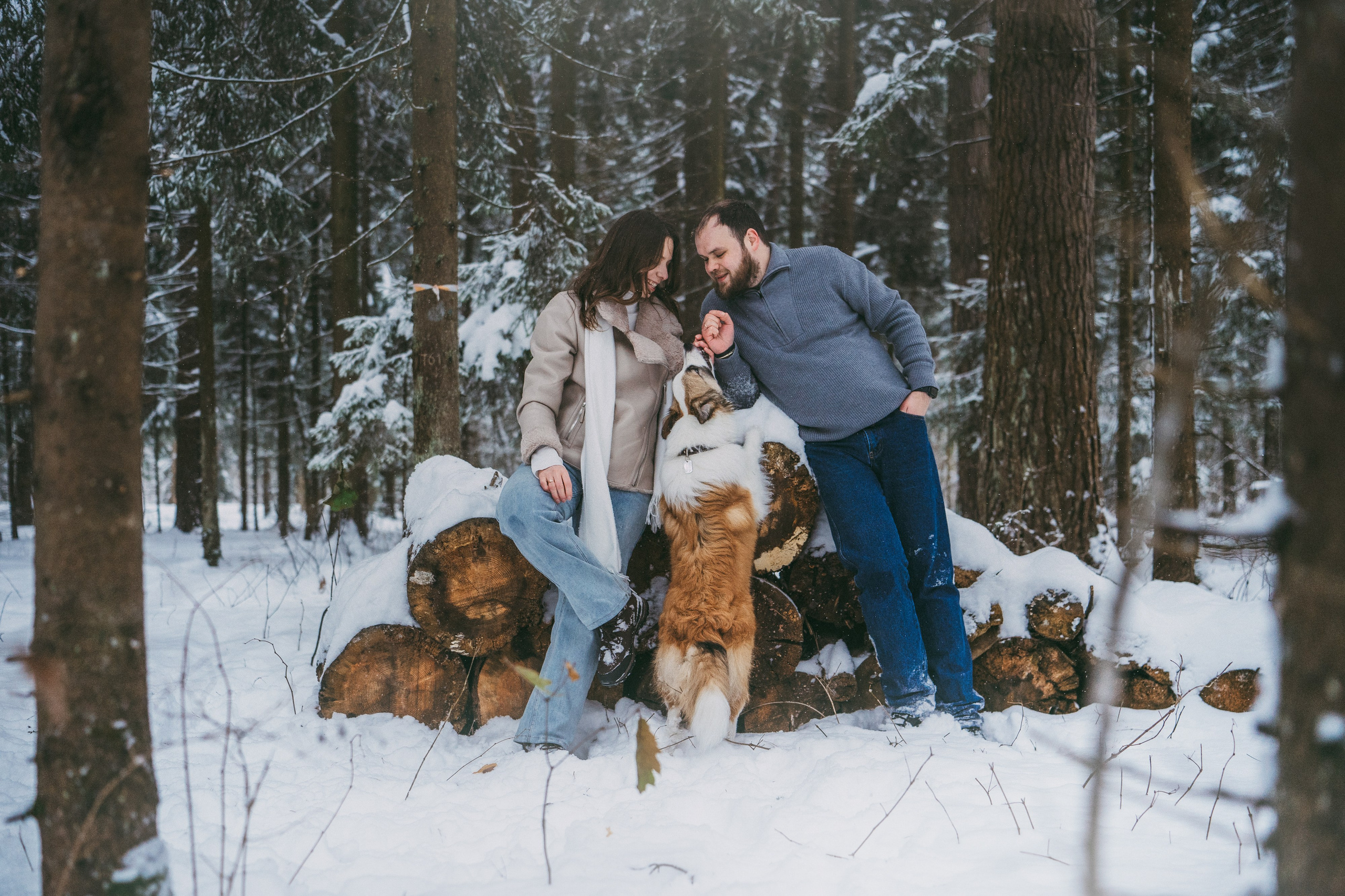 Катя, Анатолий и Елай. Фотограф анималист в Москве и Санкт-Петербурге Свиридова Анна
