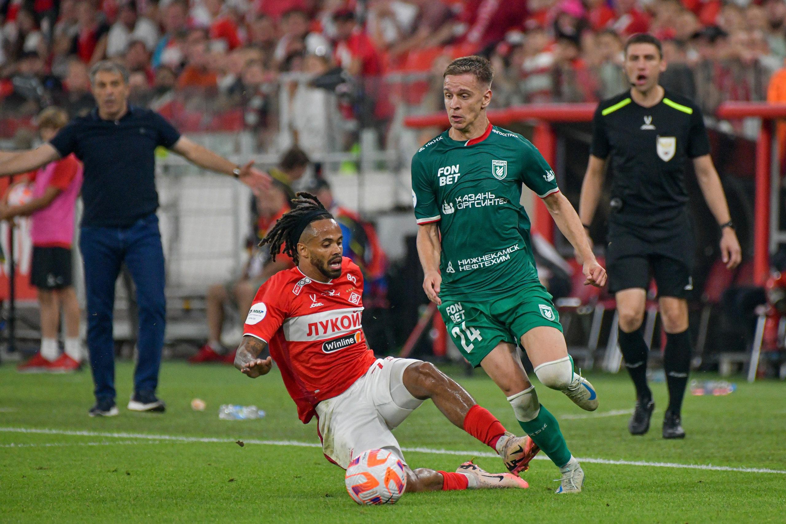 ФК «Спартак-Москва» — ФК «Рубин» 》1:0《 Чемпионат России по футболу. Российская Премьер-Лига. 7 тур. 31.08.2024 «Лукойл Арена» г. Москва. Свой взгляд через объектив