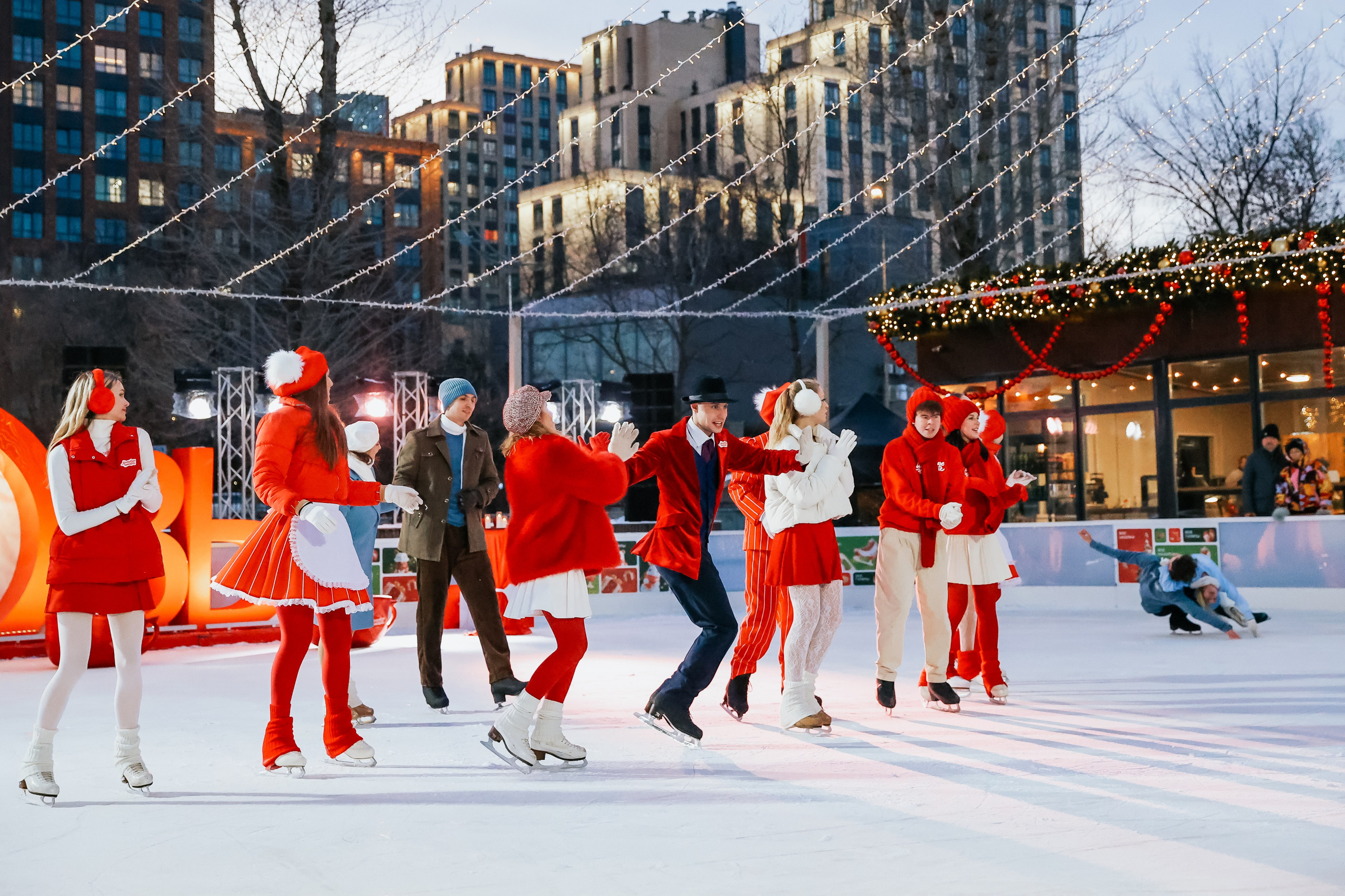 Ледовое шоу Сити каток Московское Чаепитие. Фотограф и видеограф Анна Домашенко