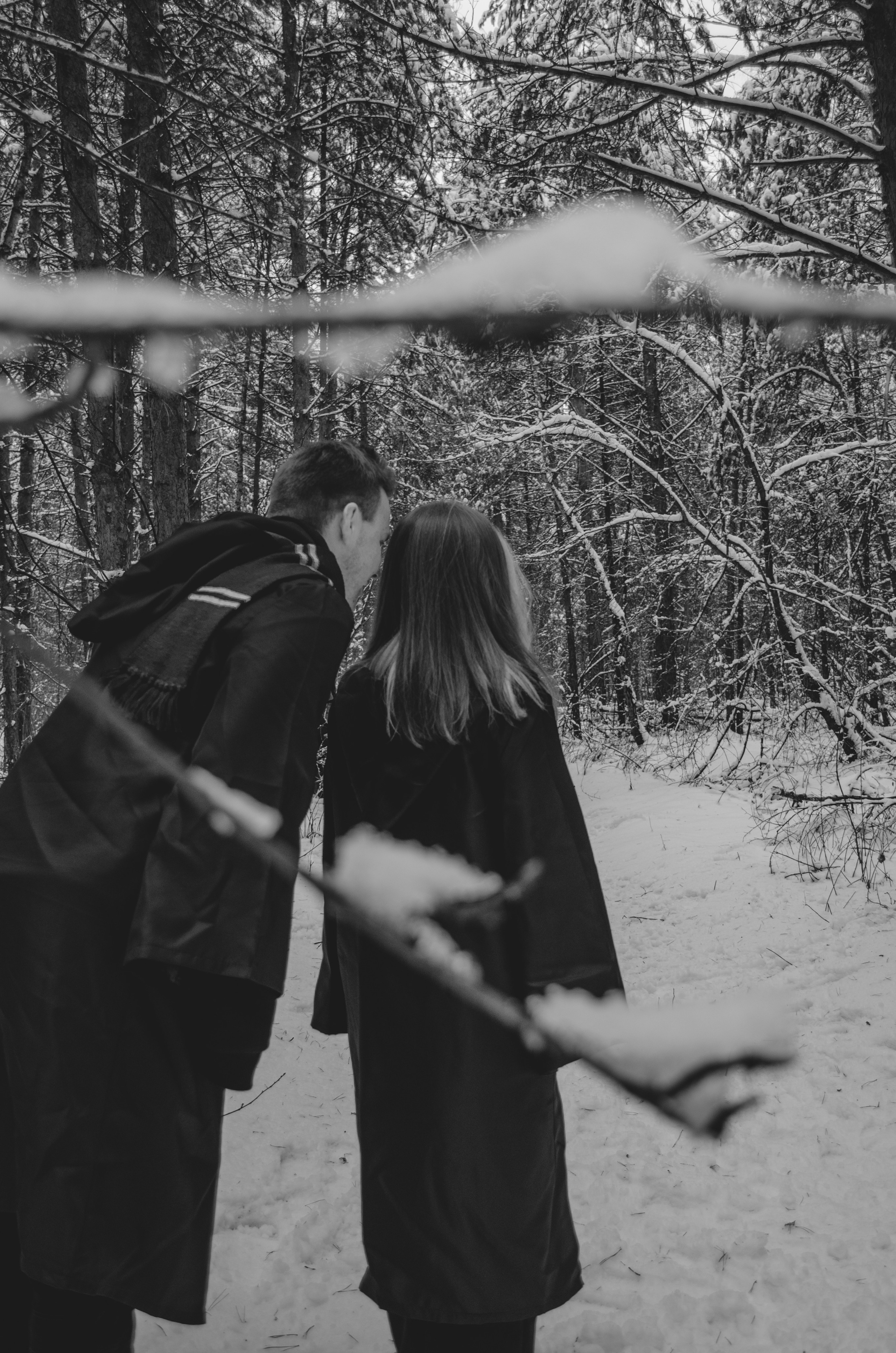 Зимняя история любви в стиле фильма «Гарри Поттер». Денисова Аля — фотограф для парных съемок и индивидуальных историй в Барнауле