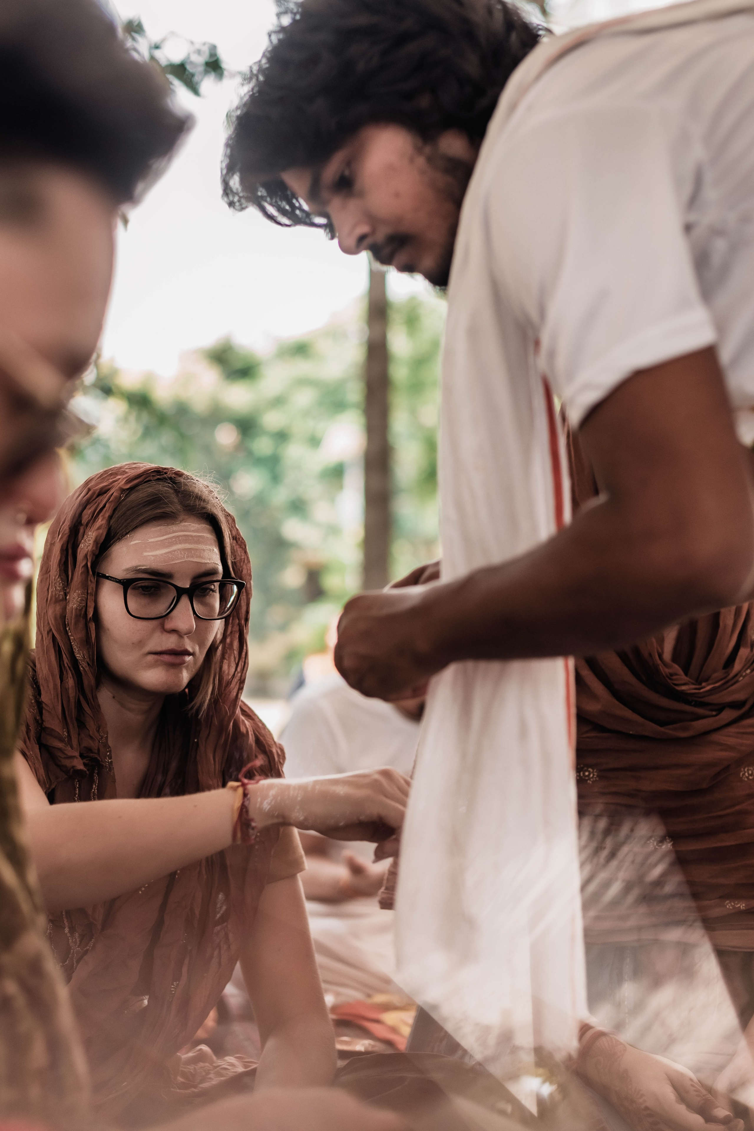 Pitri Paksha yagyas & poojas Devraha Baba ji ashram. Mariam Bagdasaryan