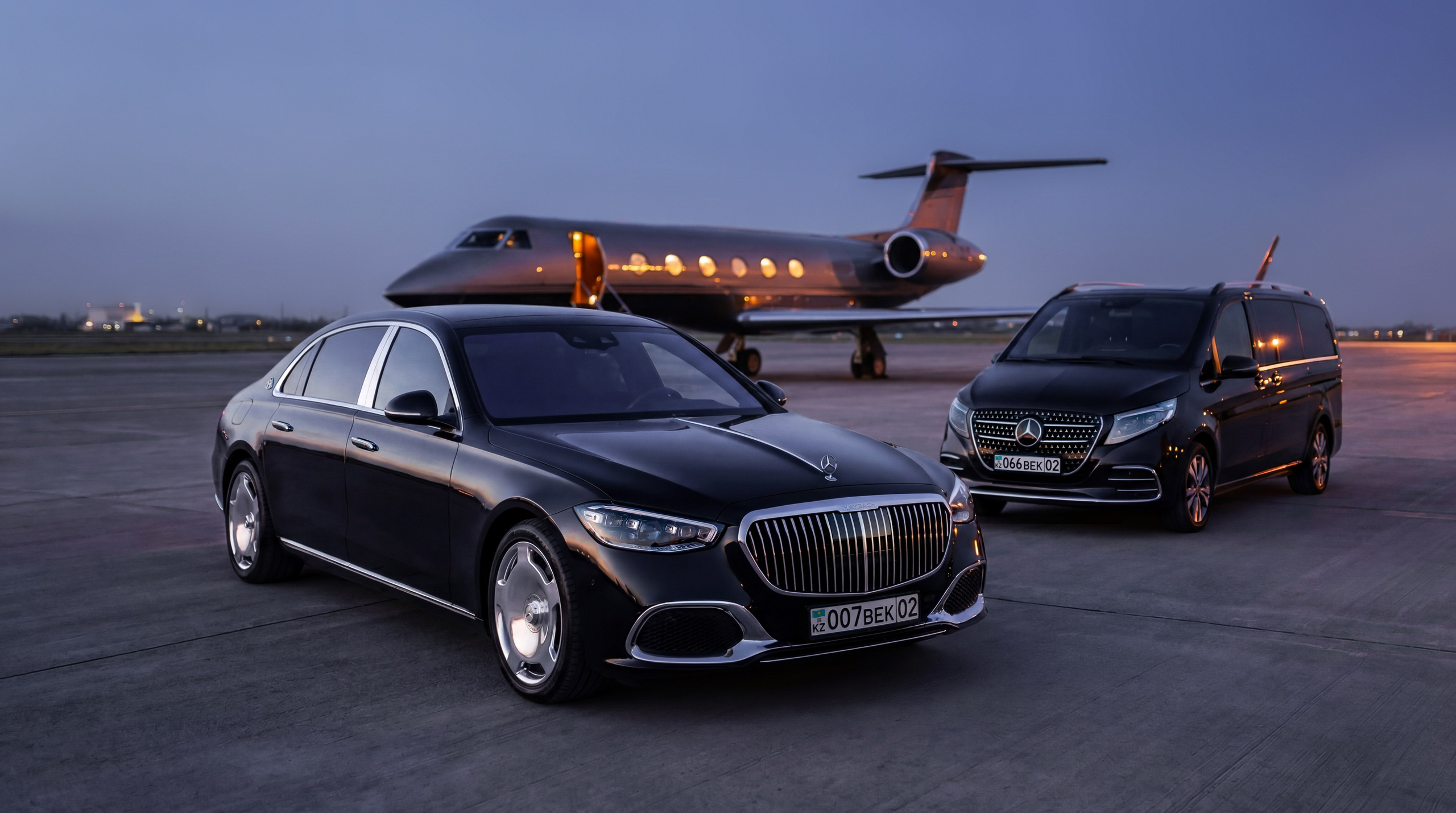Mercedes-Benz S 580 Maybach x V-Class. Чен Станислав | Автомобильный фотограф | Алматы, Казахстан
