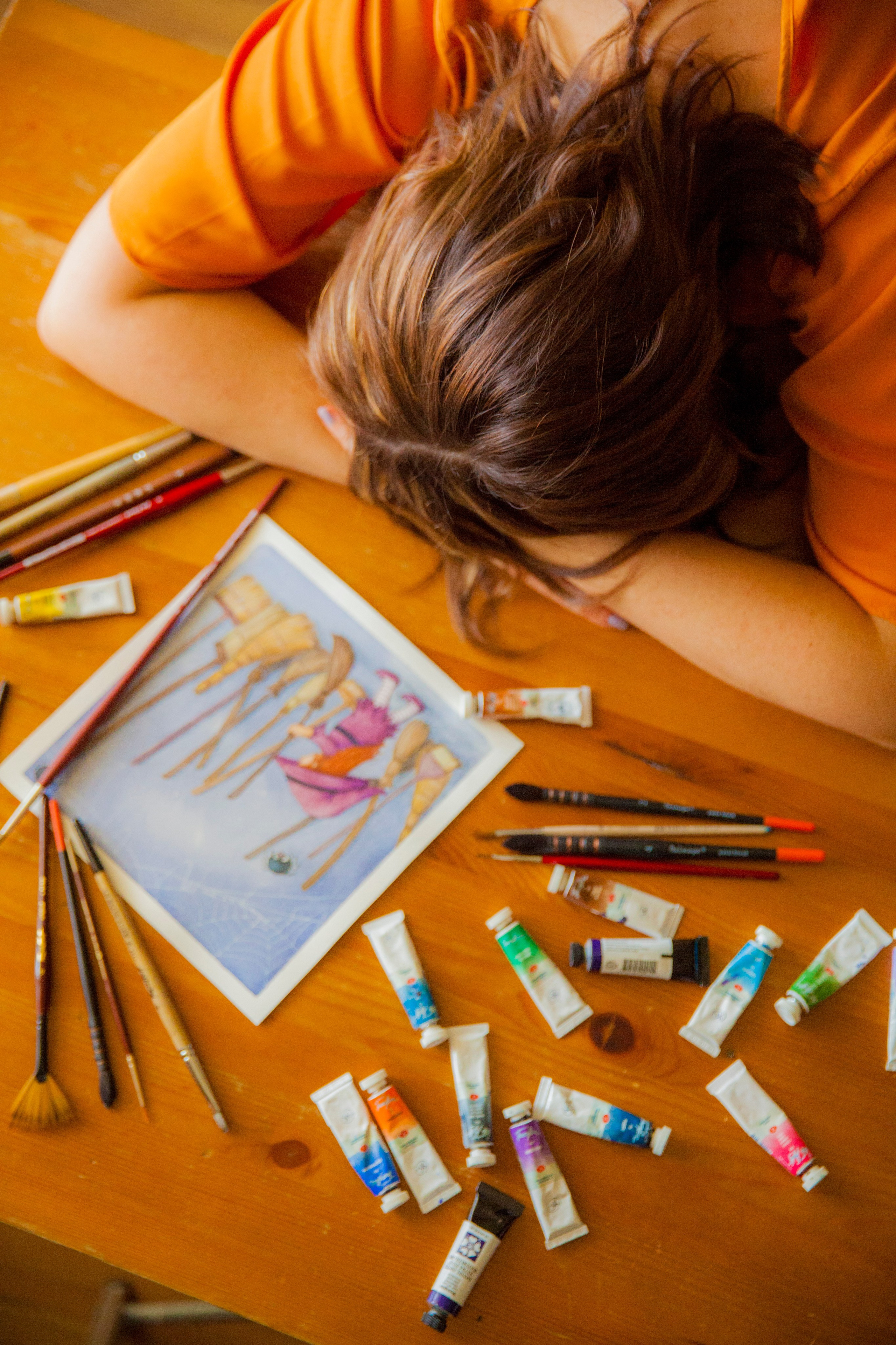 Катя, художник-иллюстратор. Фотограф Александра Степанова