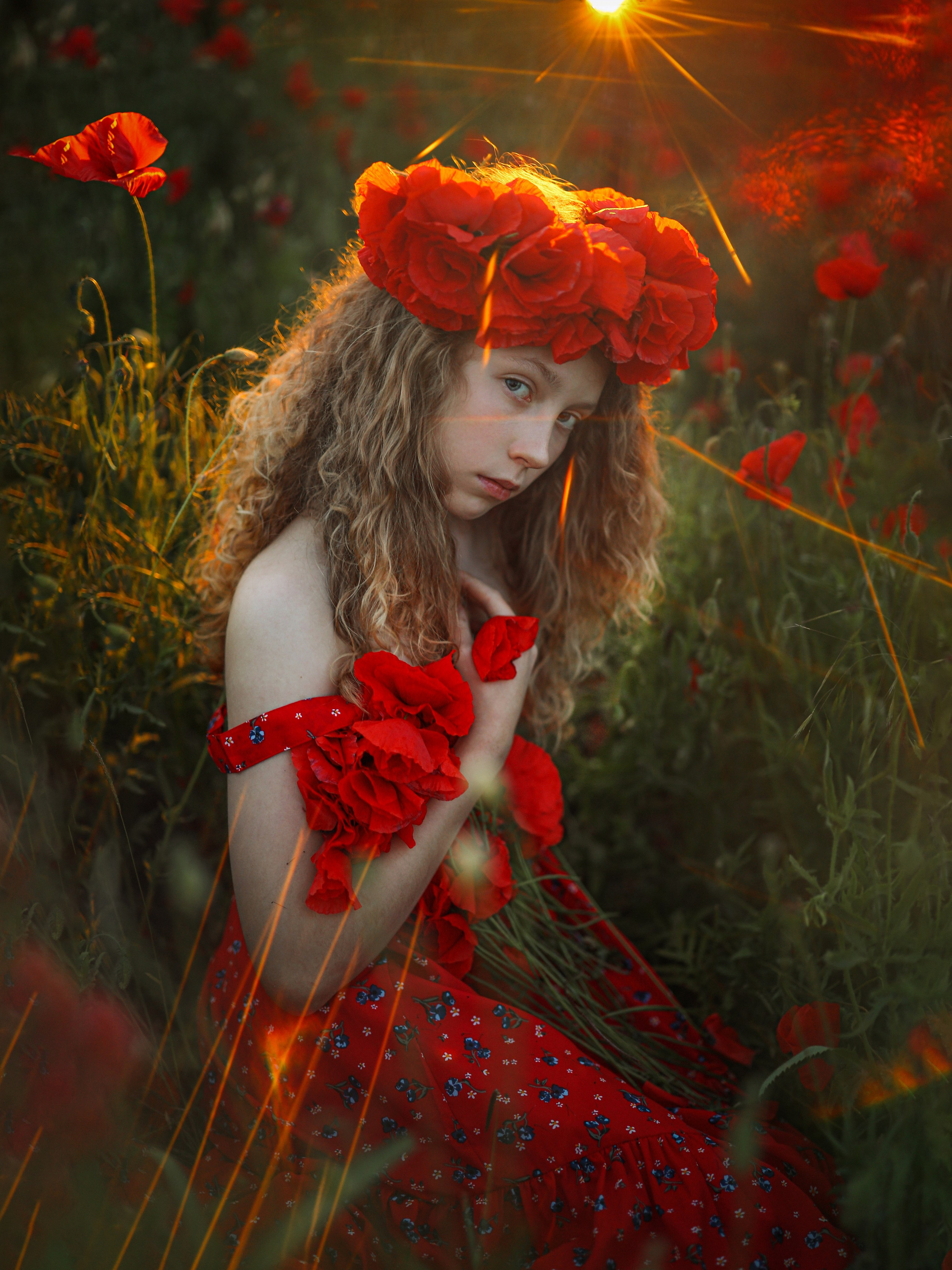 Детская фотосессия в маках. Свадебный и семейный фотограф в Абхазии Жанна Соснина