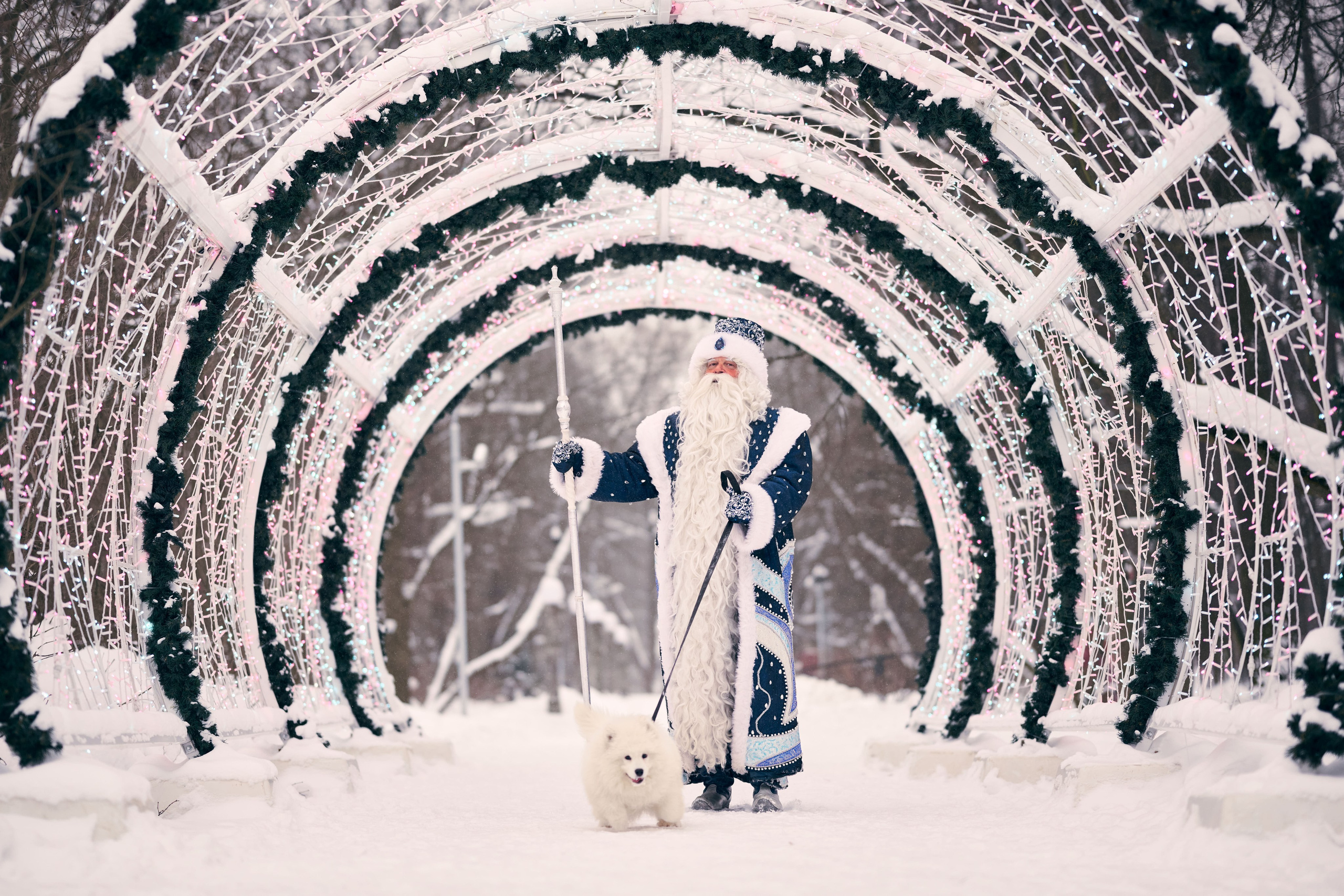 Дед Мороз с Платоном. Никита Хохловский фото и видео продакшн
