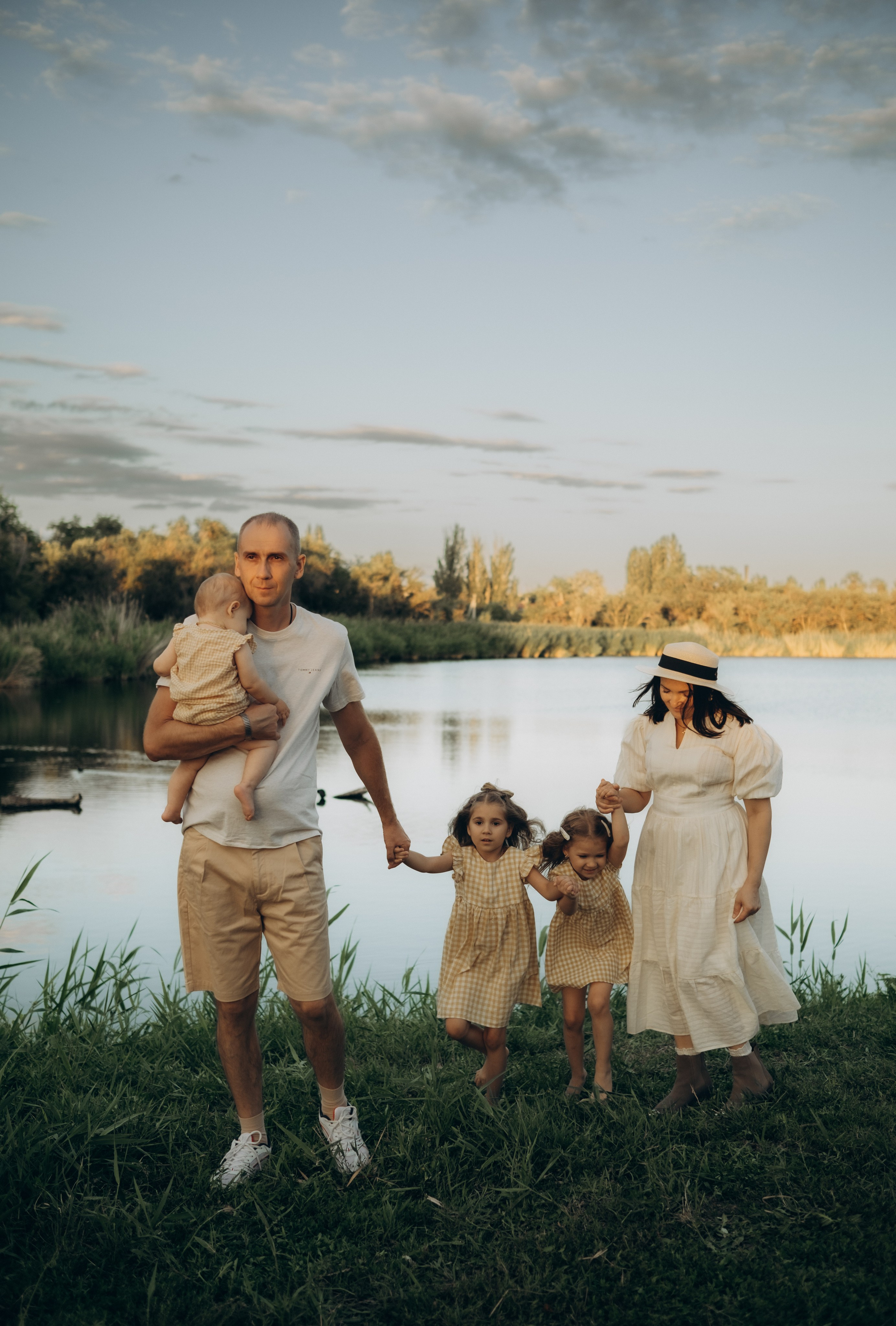 Семейная история на озере Сарпа. Фотограф в Москве Ольга Елоева