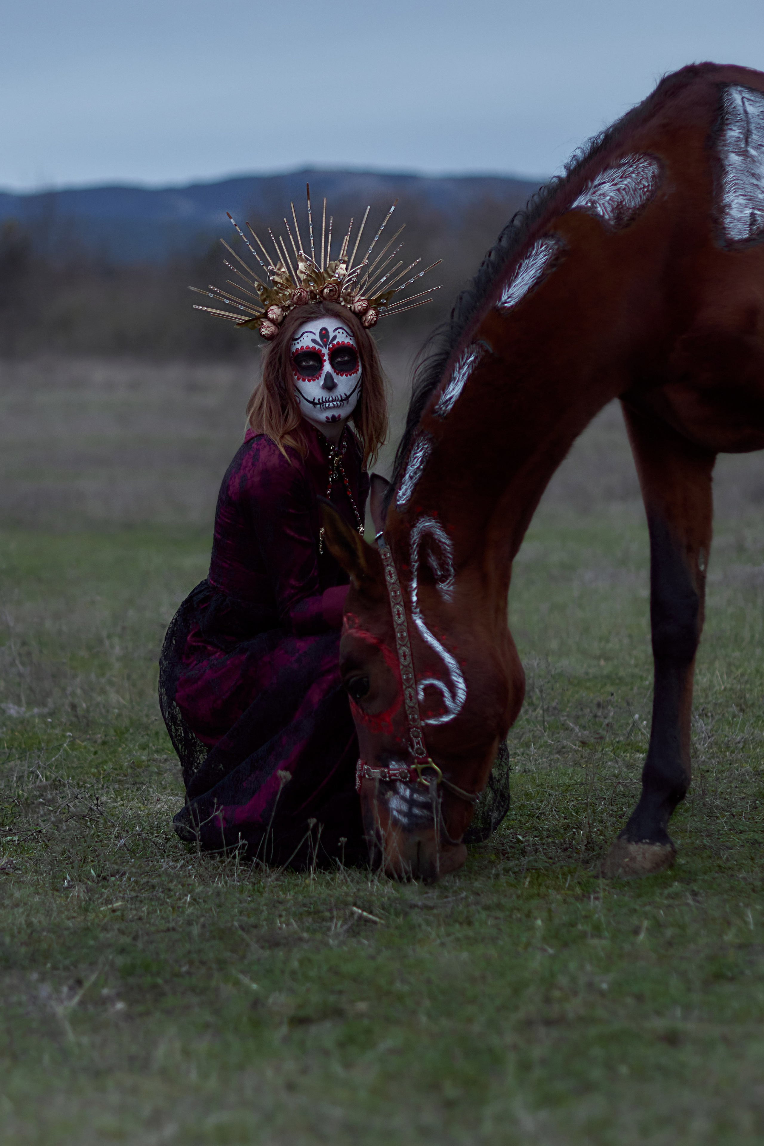 Фотосессия в стиле праздника El Día de Muertos. Фотограф в Севастополе