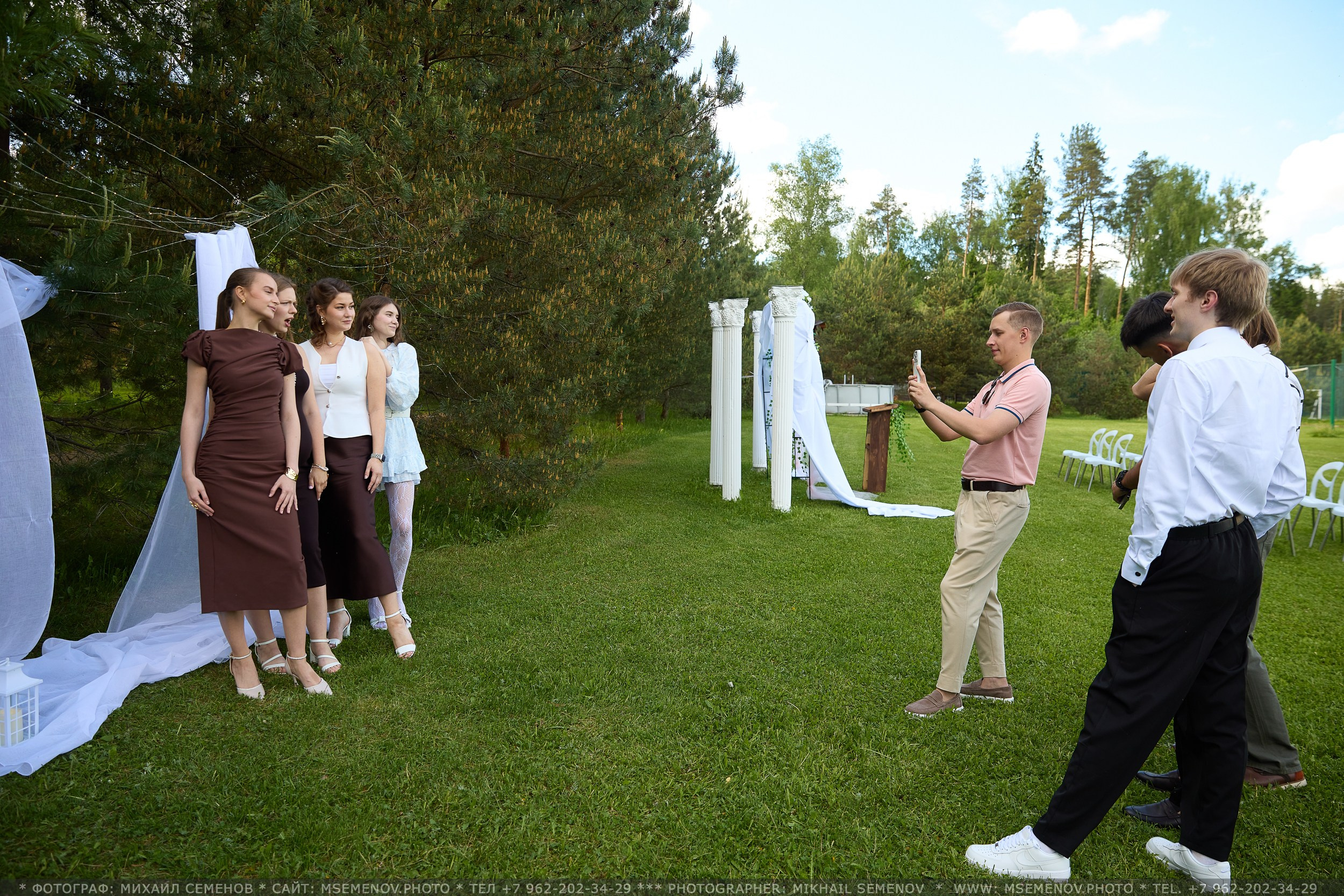 Свадьба Анастасии и Даниила. Photographer for business Mikhail Semenov. Aqua photo studio, photo school