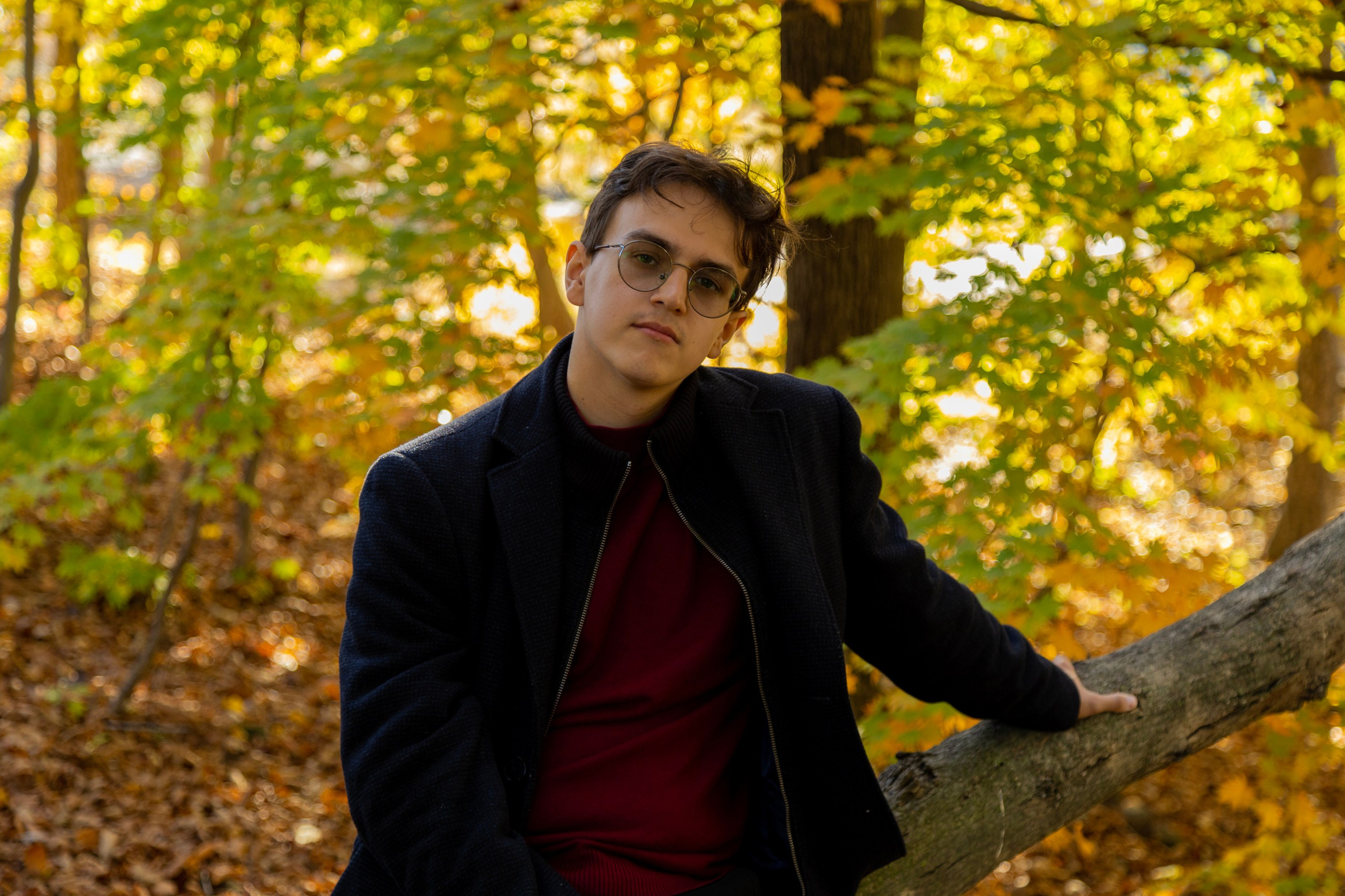 Портрет Осень в парке. Репортажный и портретный фотограф в Владивостоке