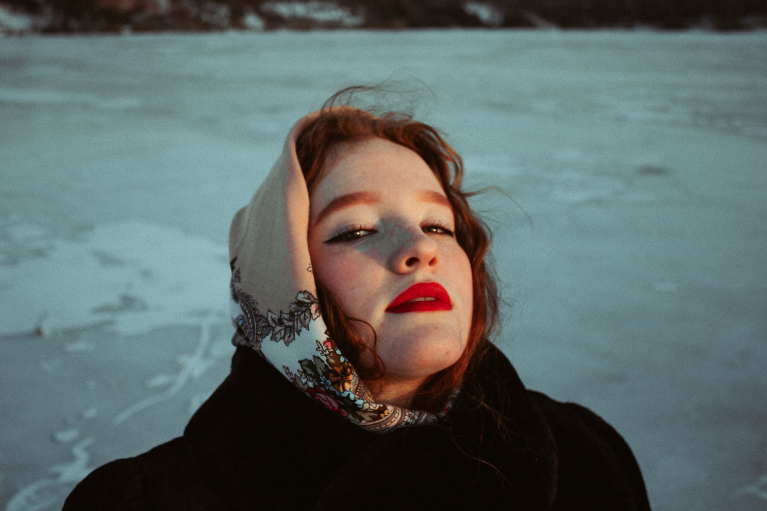 Даша зимняя съёмка. Фотограф Санкт-Петербург Князева Елизавета