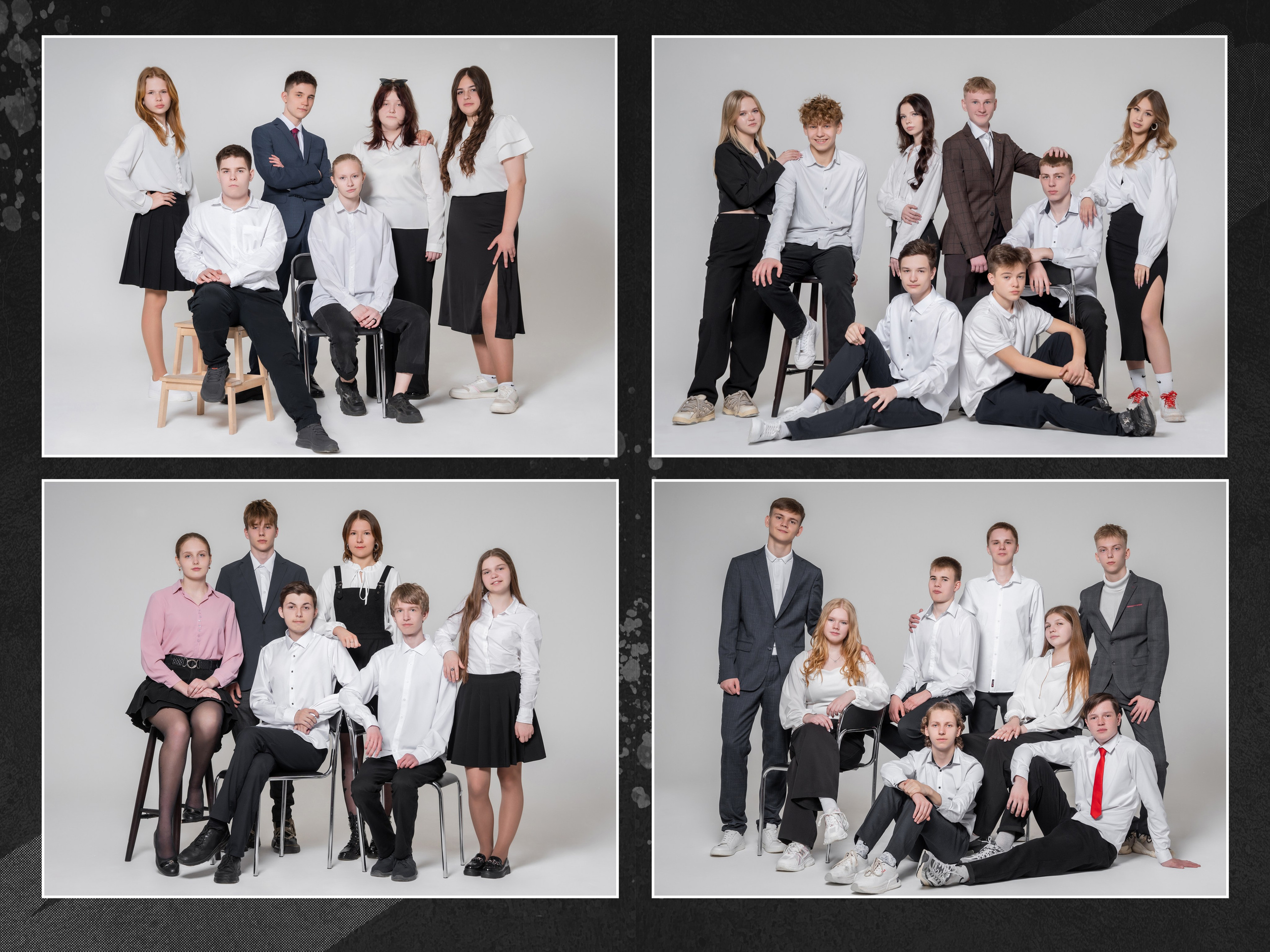 Цветной, черный дизайн. Forteens Выпускные альбомы в Нижнем Новгороде